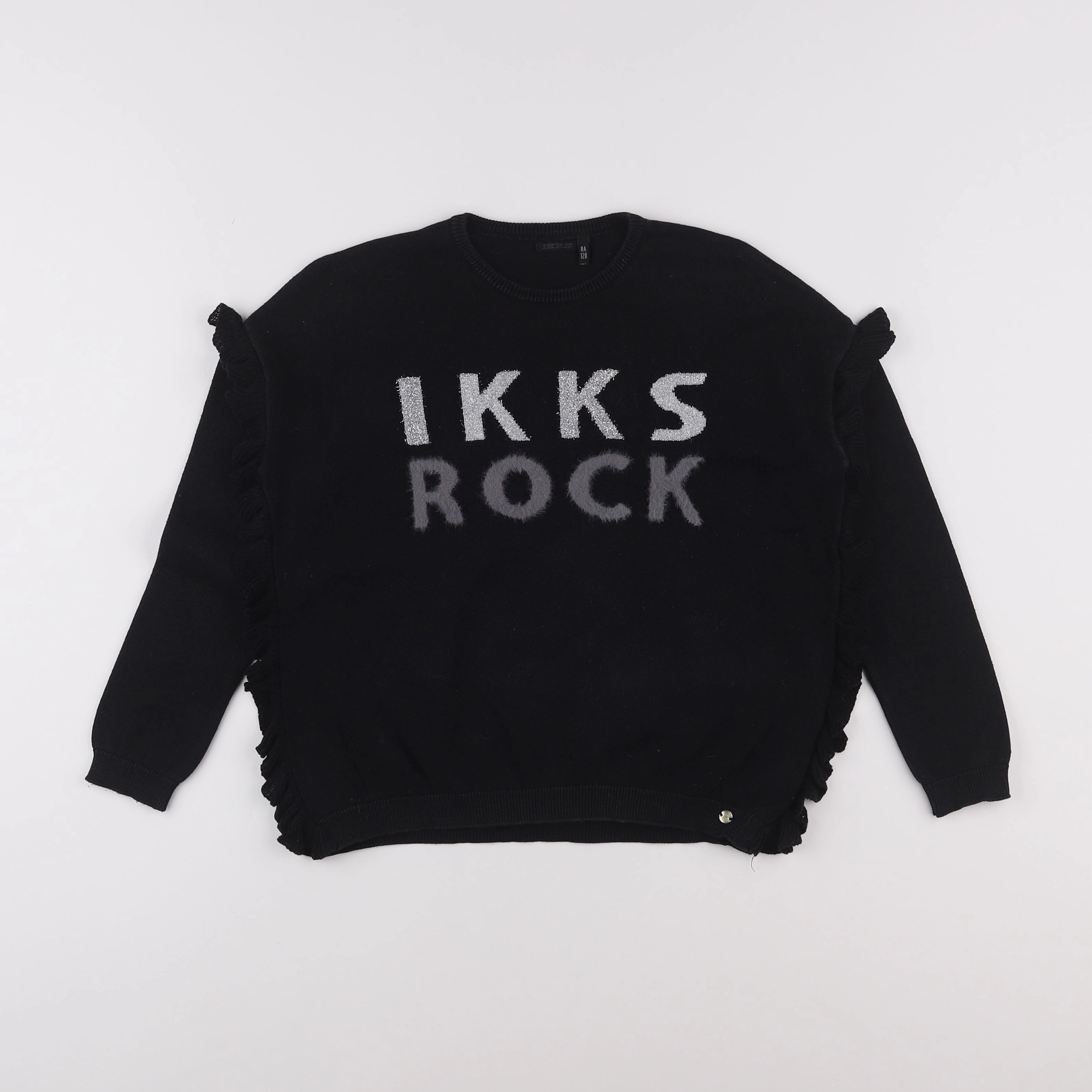 IKKS - pull noir - 8 ans