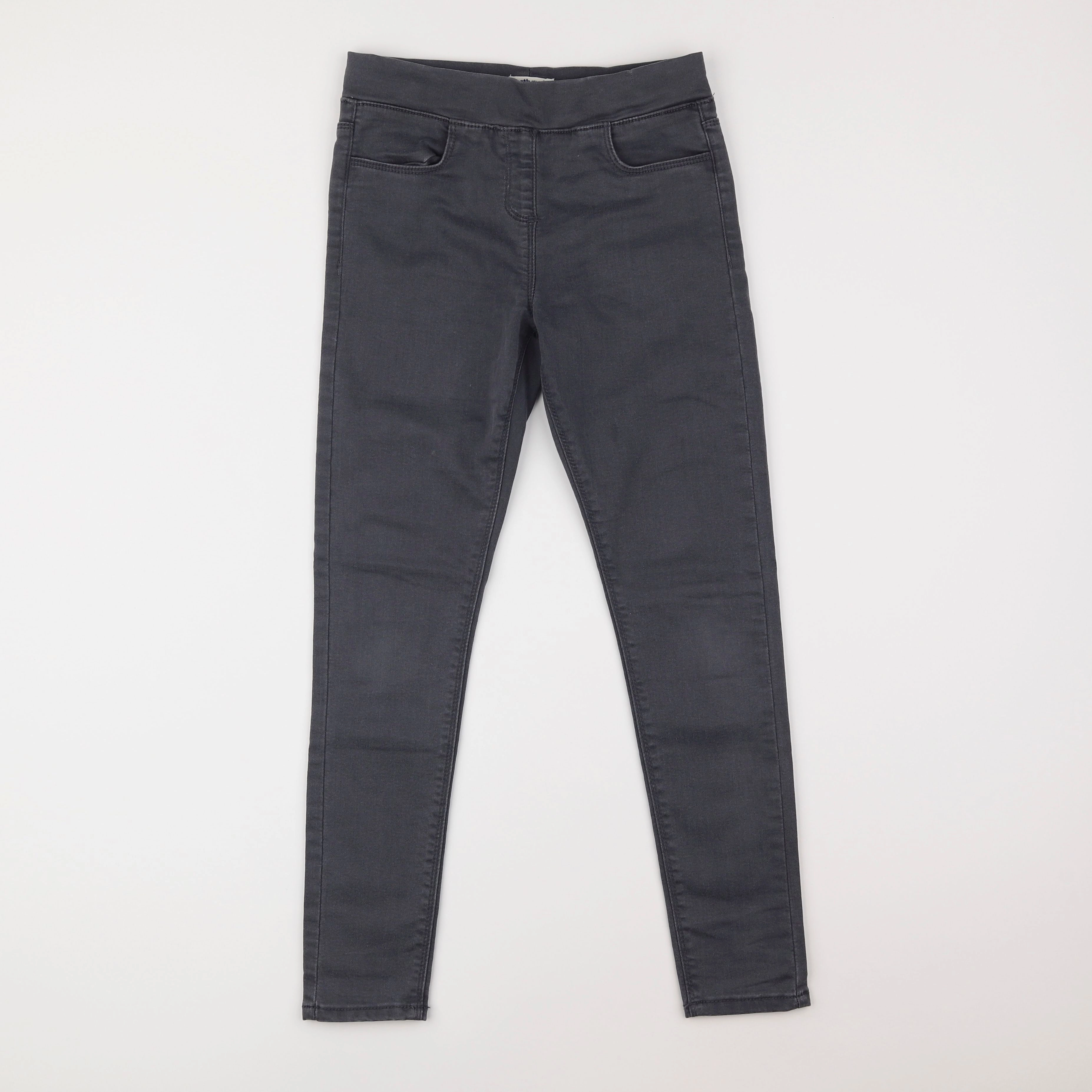 Vertbaudet - jegging gris - 10 ans