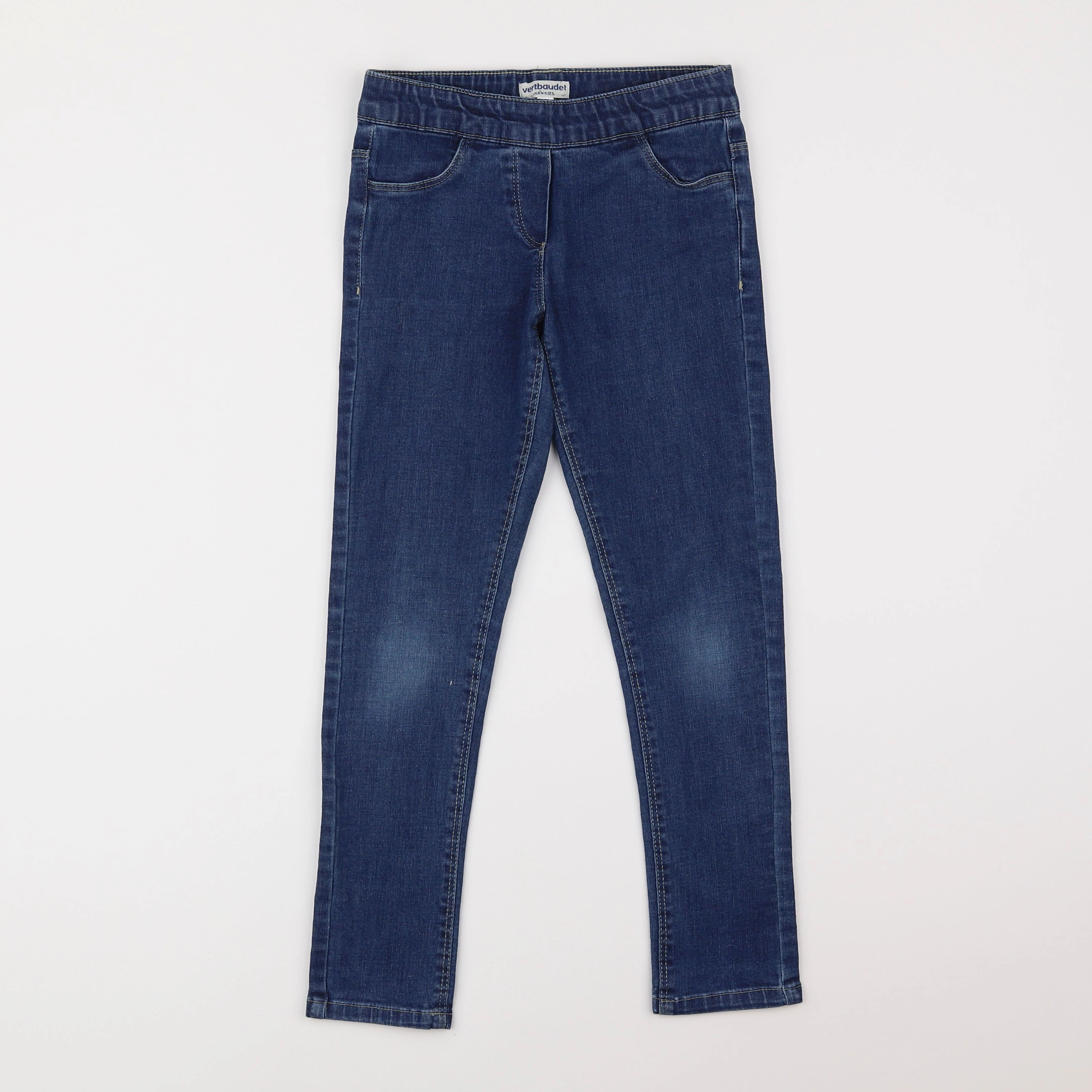 Vertbaudet - jegging bleu - 8 ans