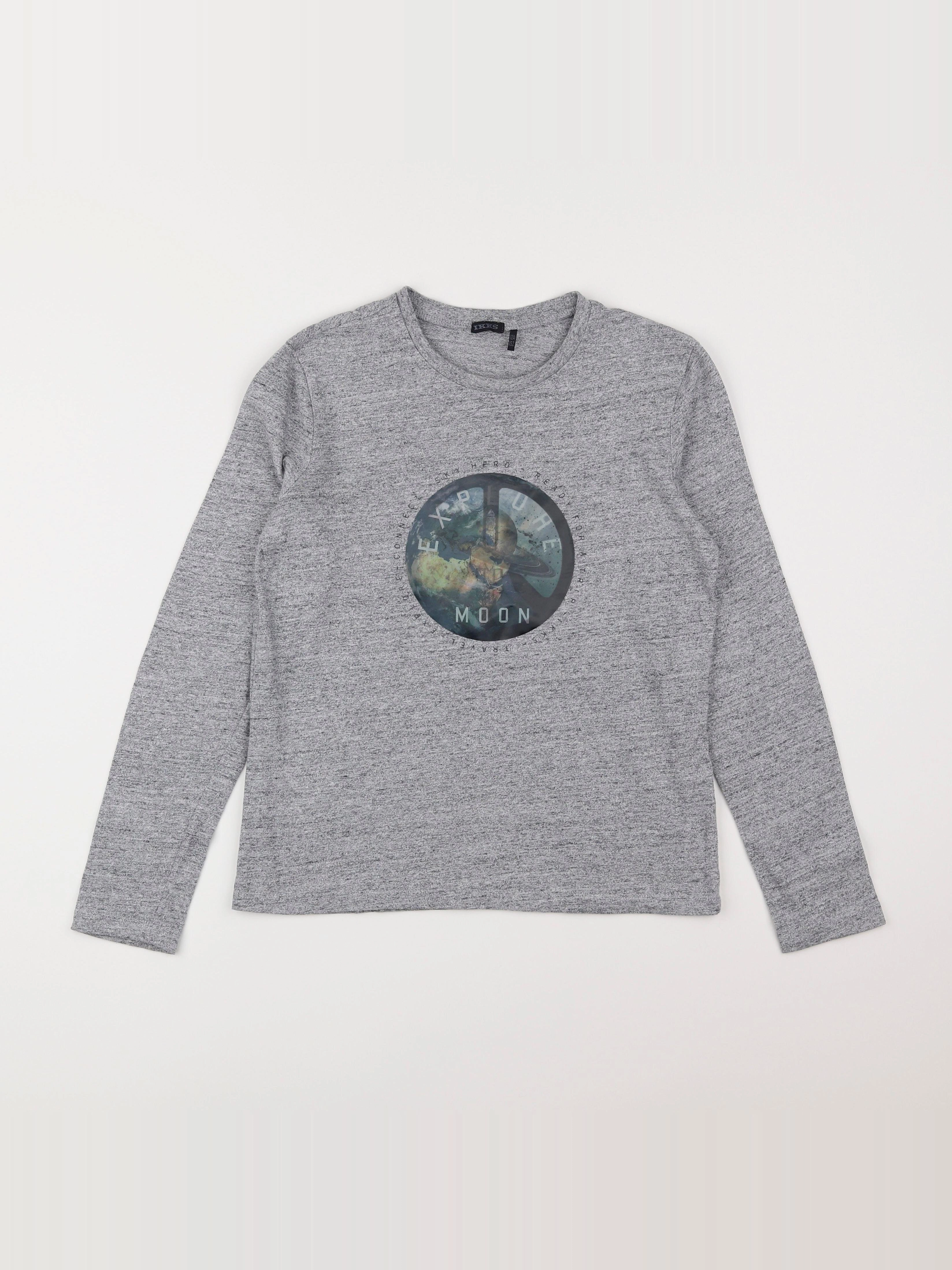 IKKS - tee-shirt gris - 12 ans