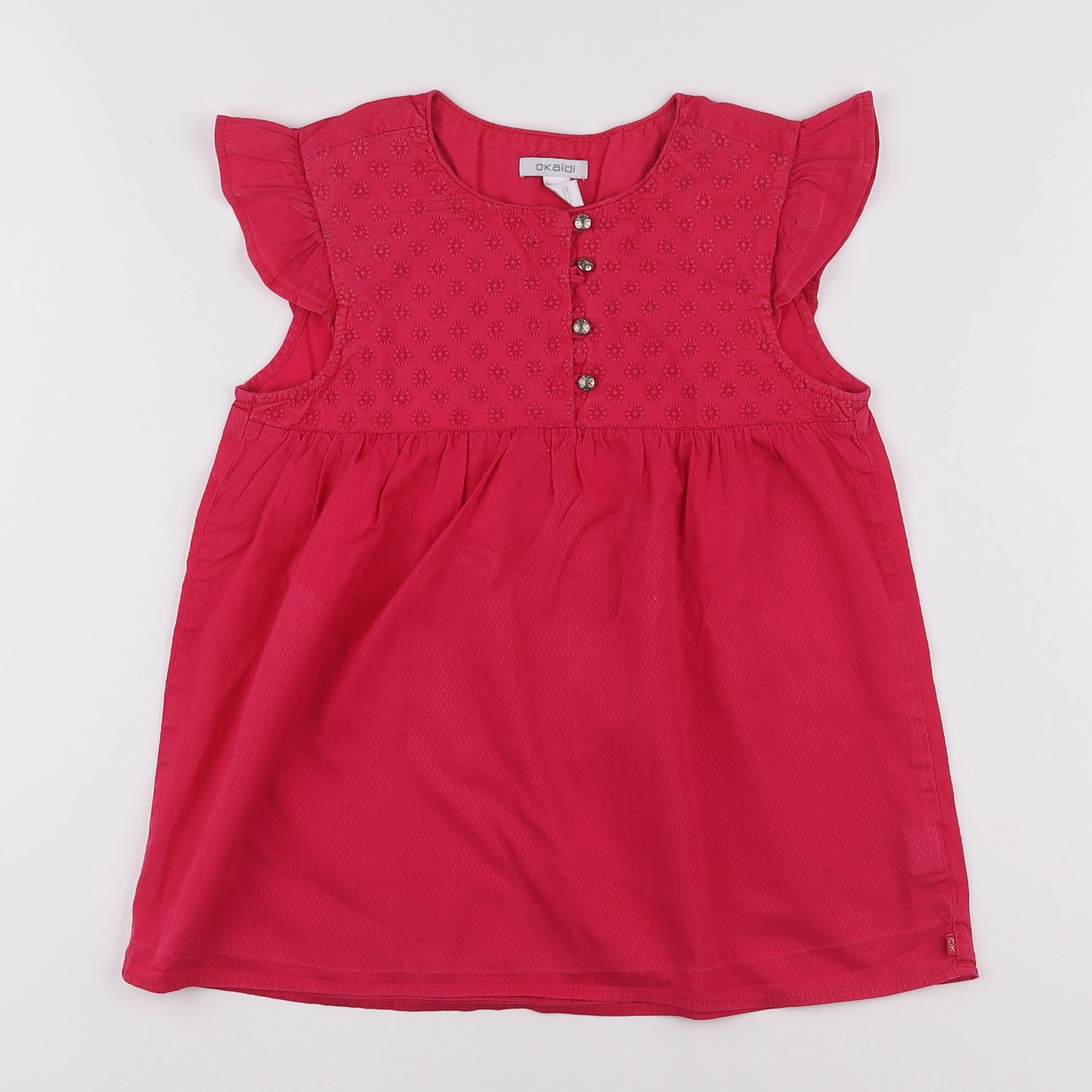 Okaidi - blouse rose - 10 ans