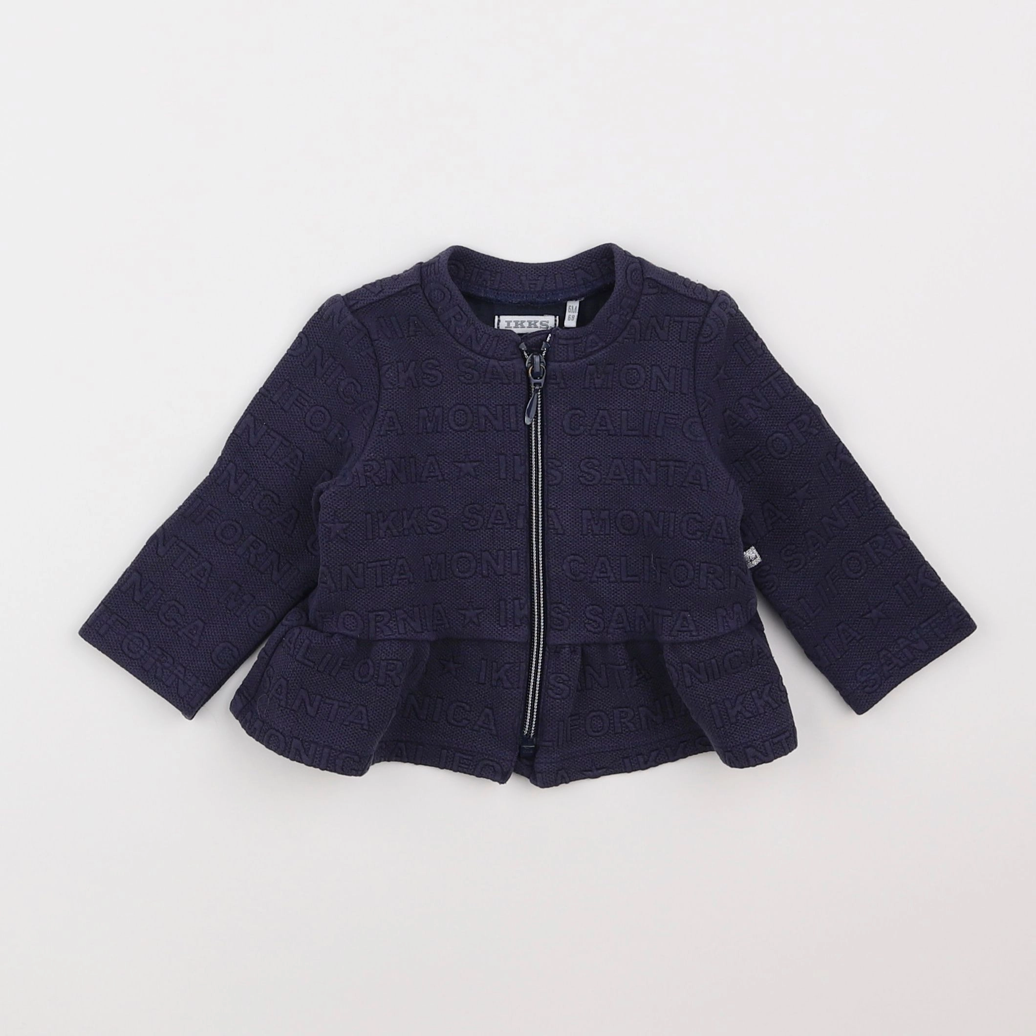 IKKS - veste bleu - 6 mois