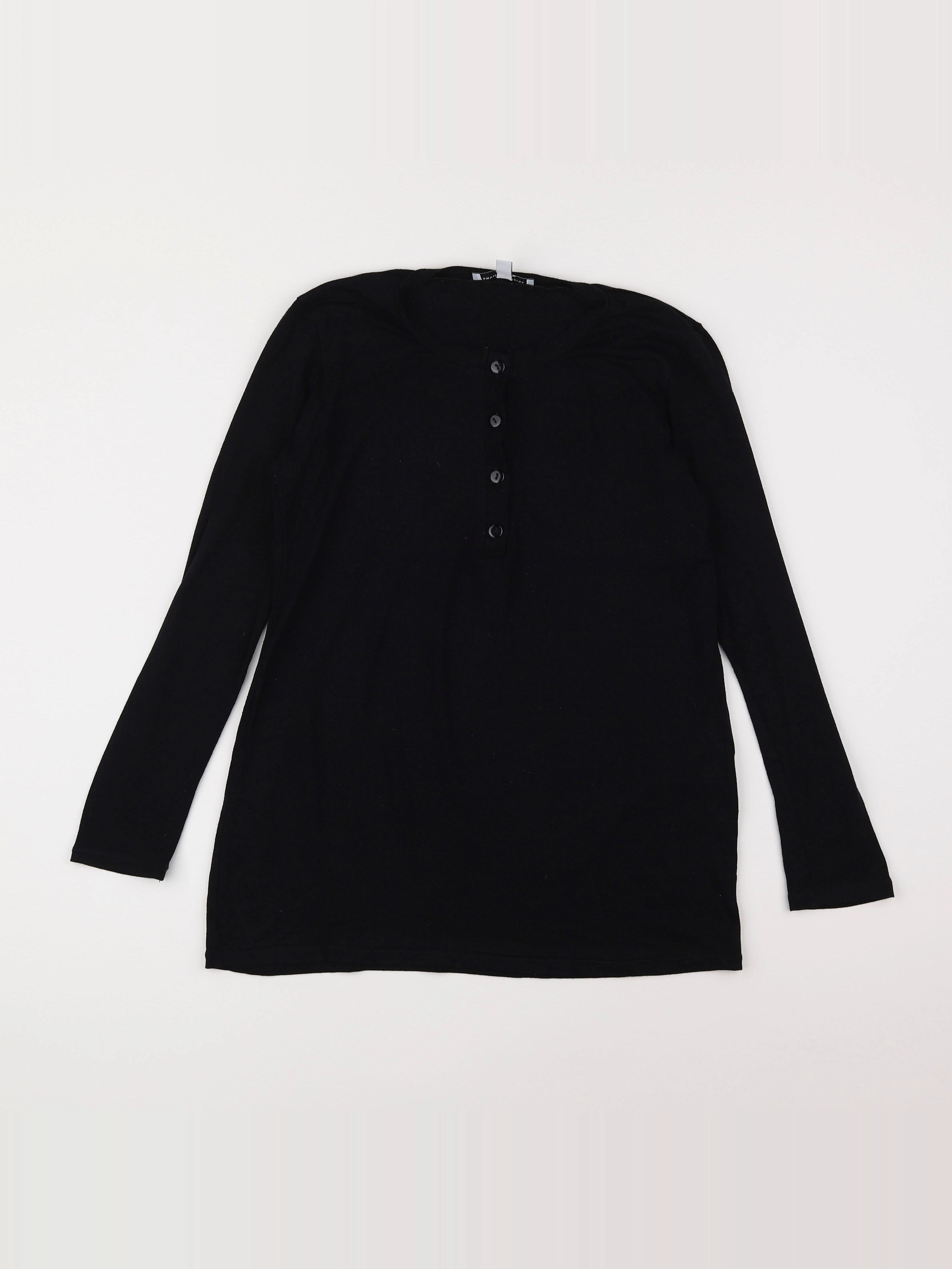 Envie de fraise - tee-shirt grossesse noir - 38 à 40