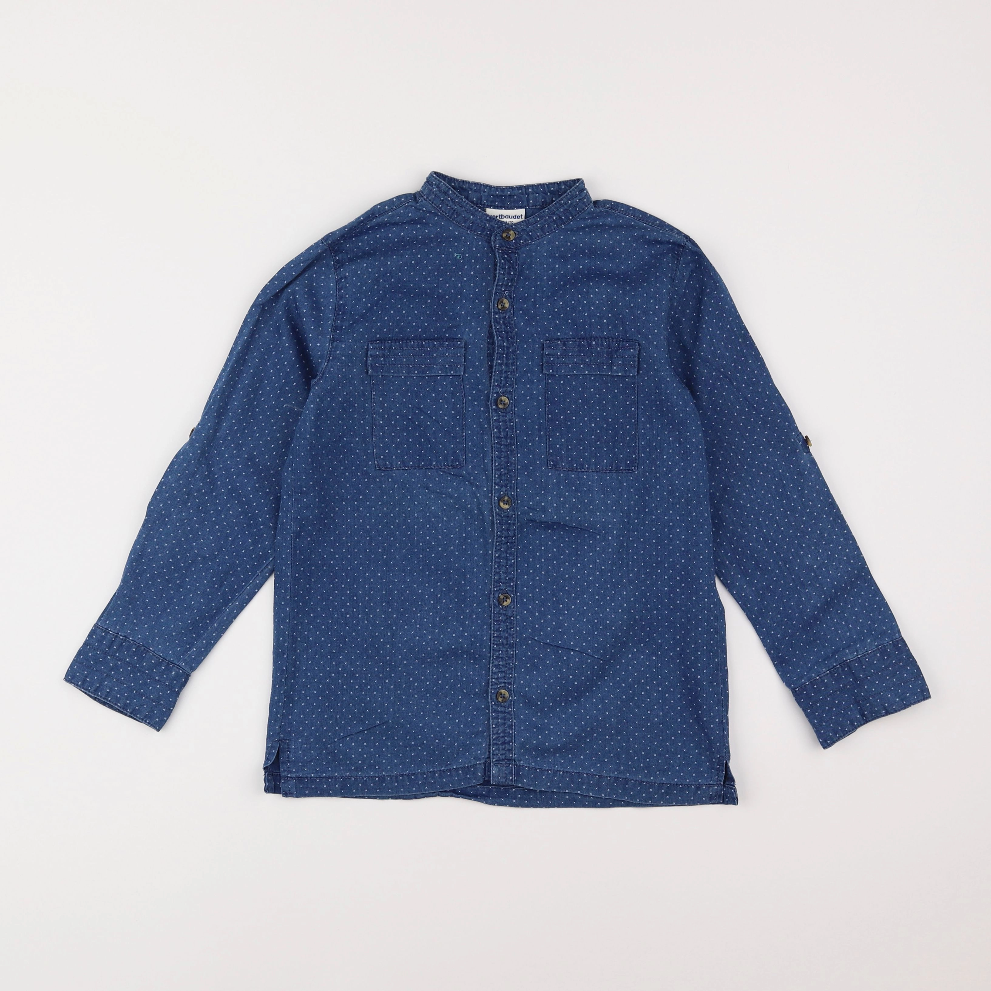 Vertbaudet - chemise bleu - 8 ans