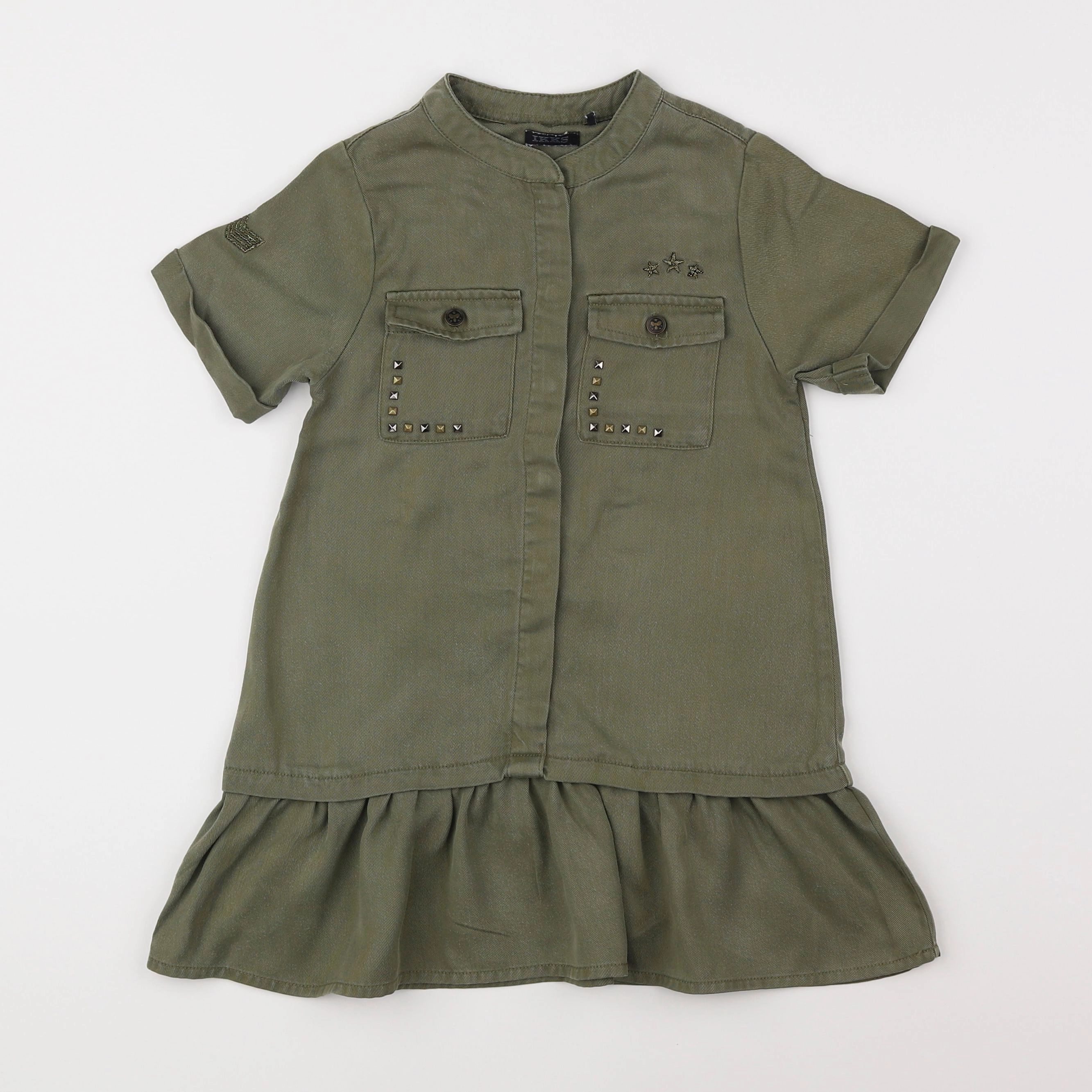 IKKS - robe vert - 4 ans