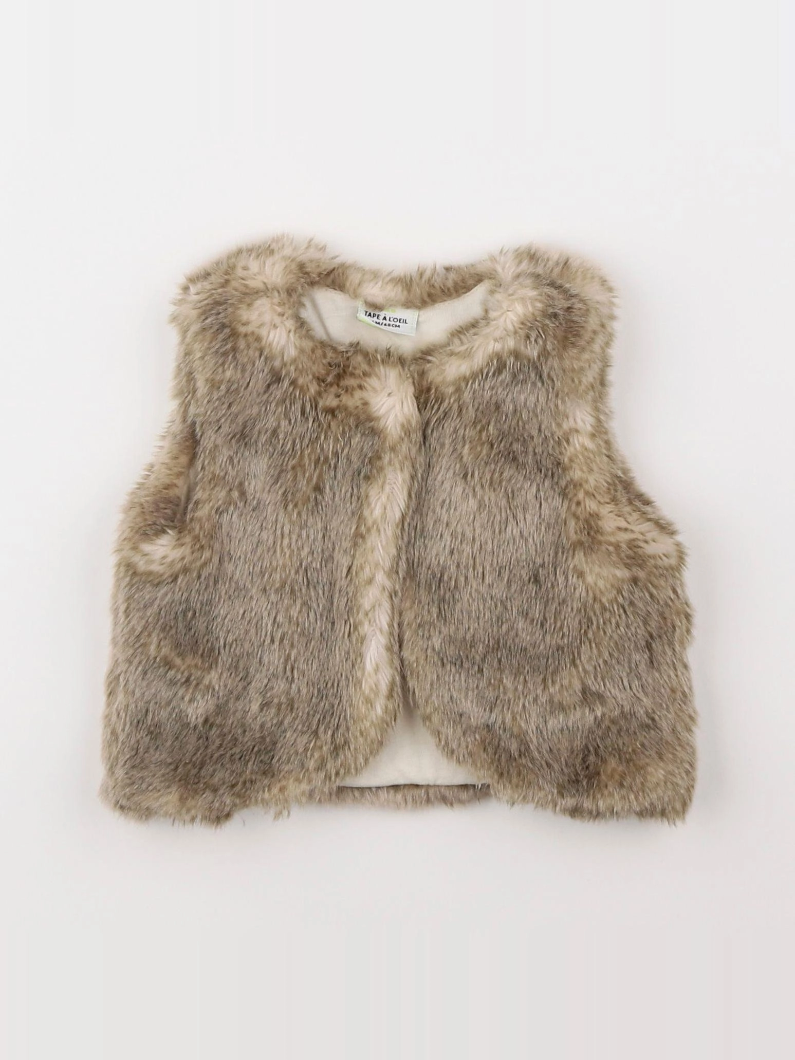 Tape à l'oeil - gilet marron - 6 mois