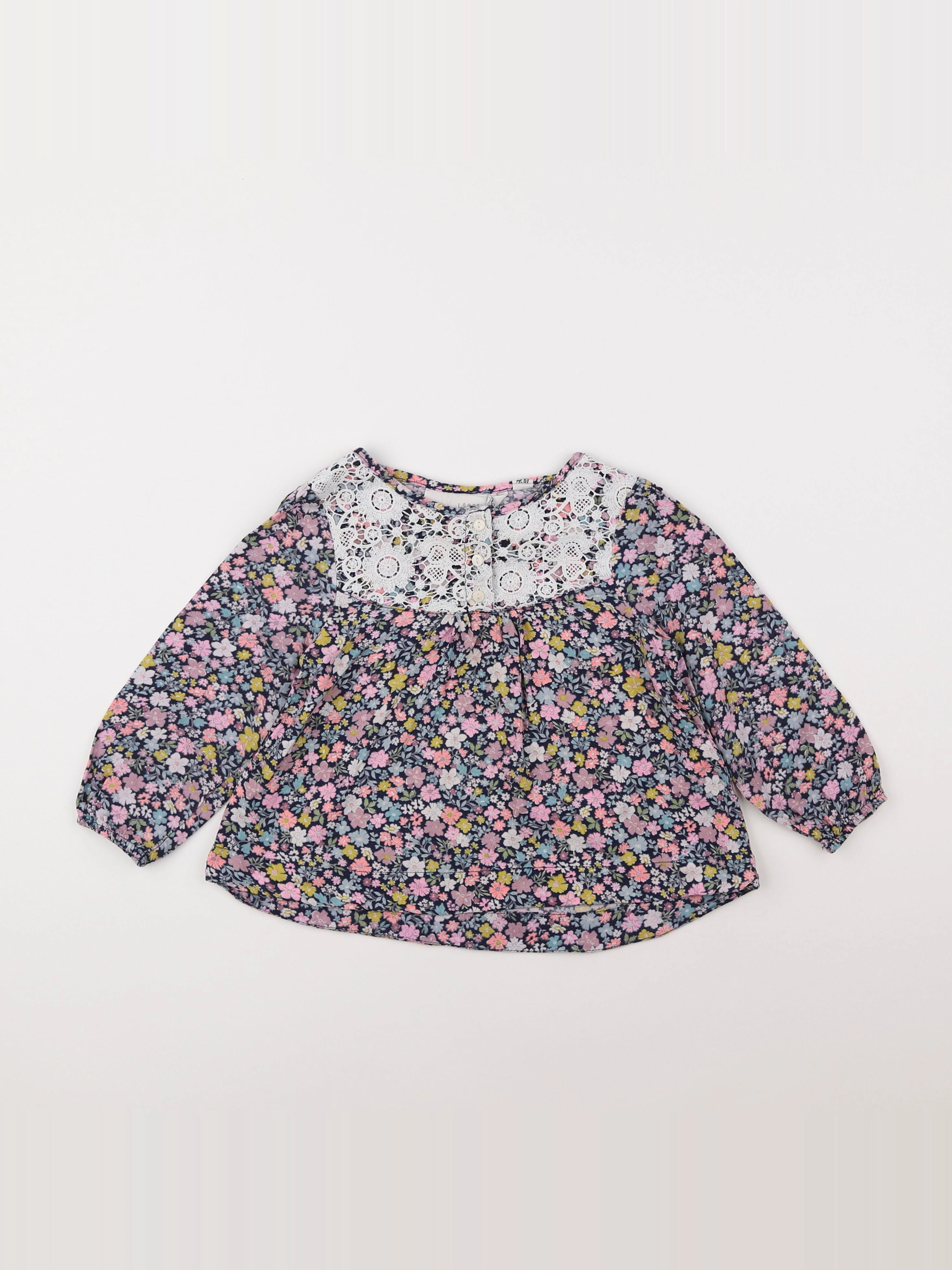 H&M - blouse multicolore - 2/3 ans