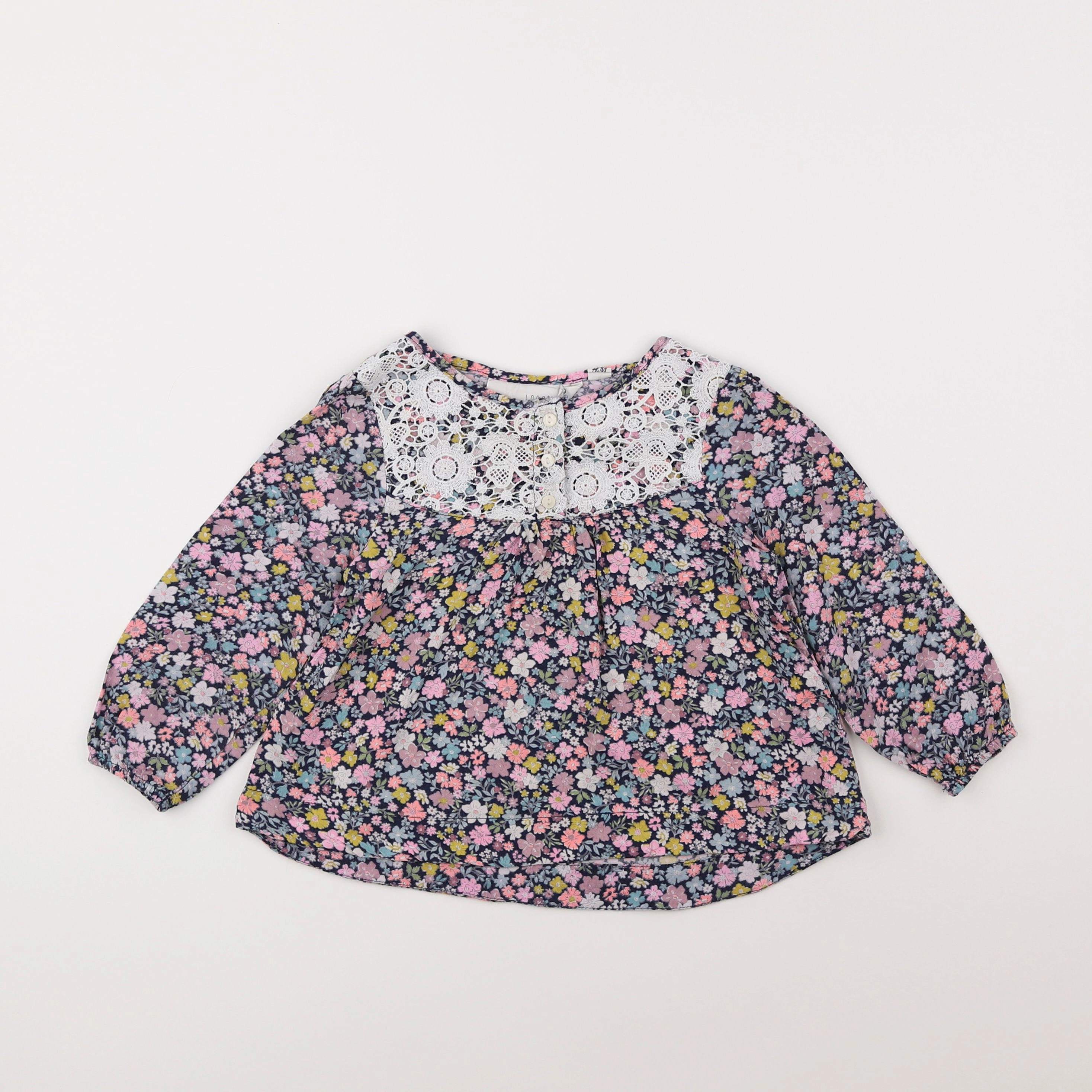 H&M - blouse multicolore - 2/3 ans