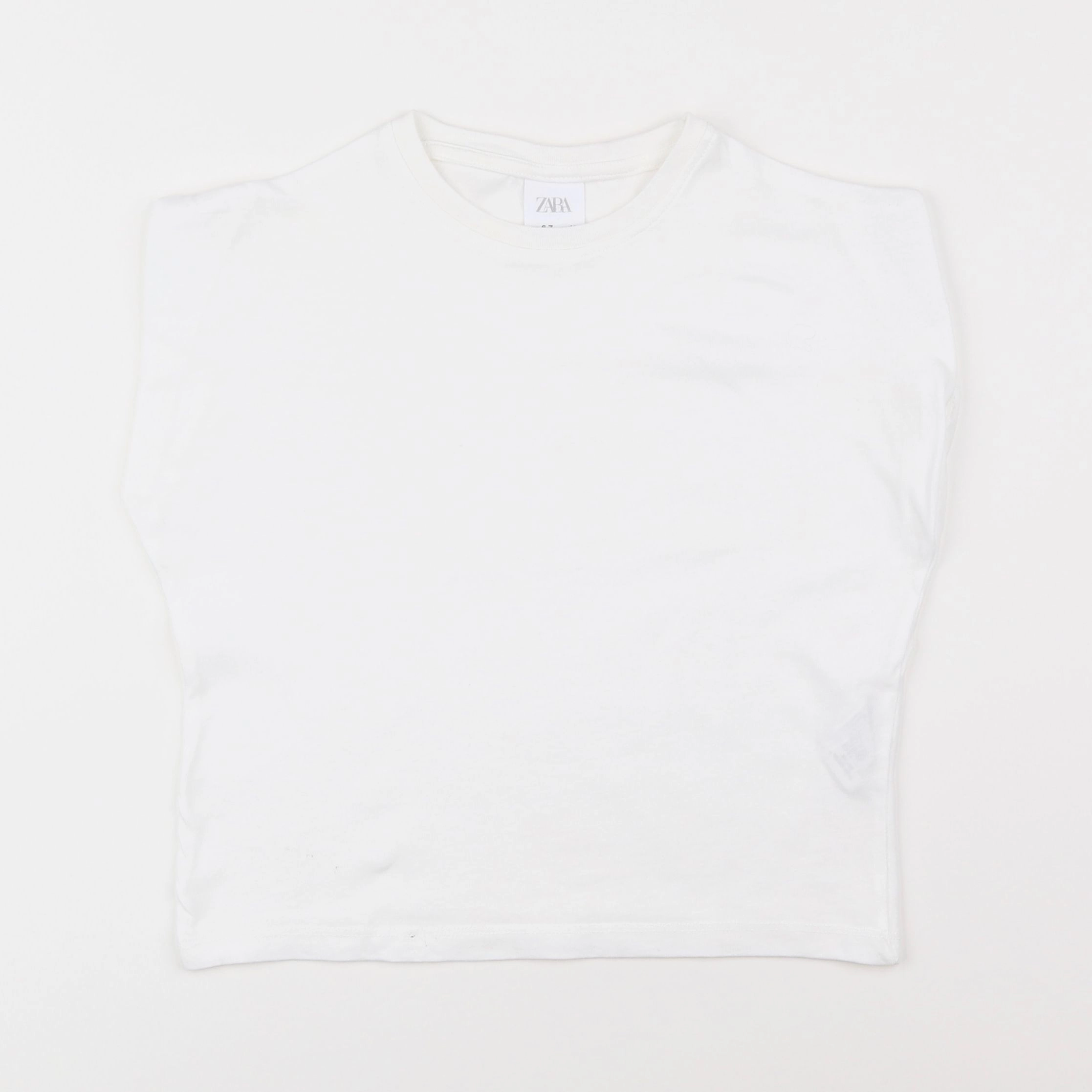 Zara - tee-shirt blanc - 6/7 ans