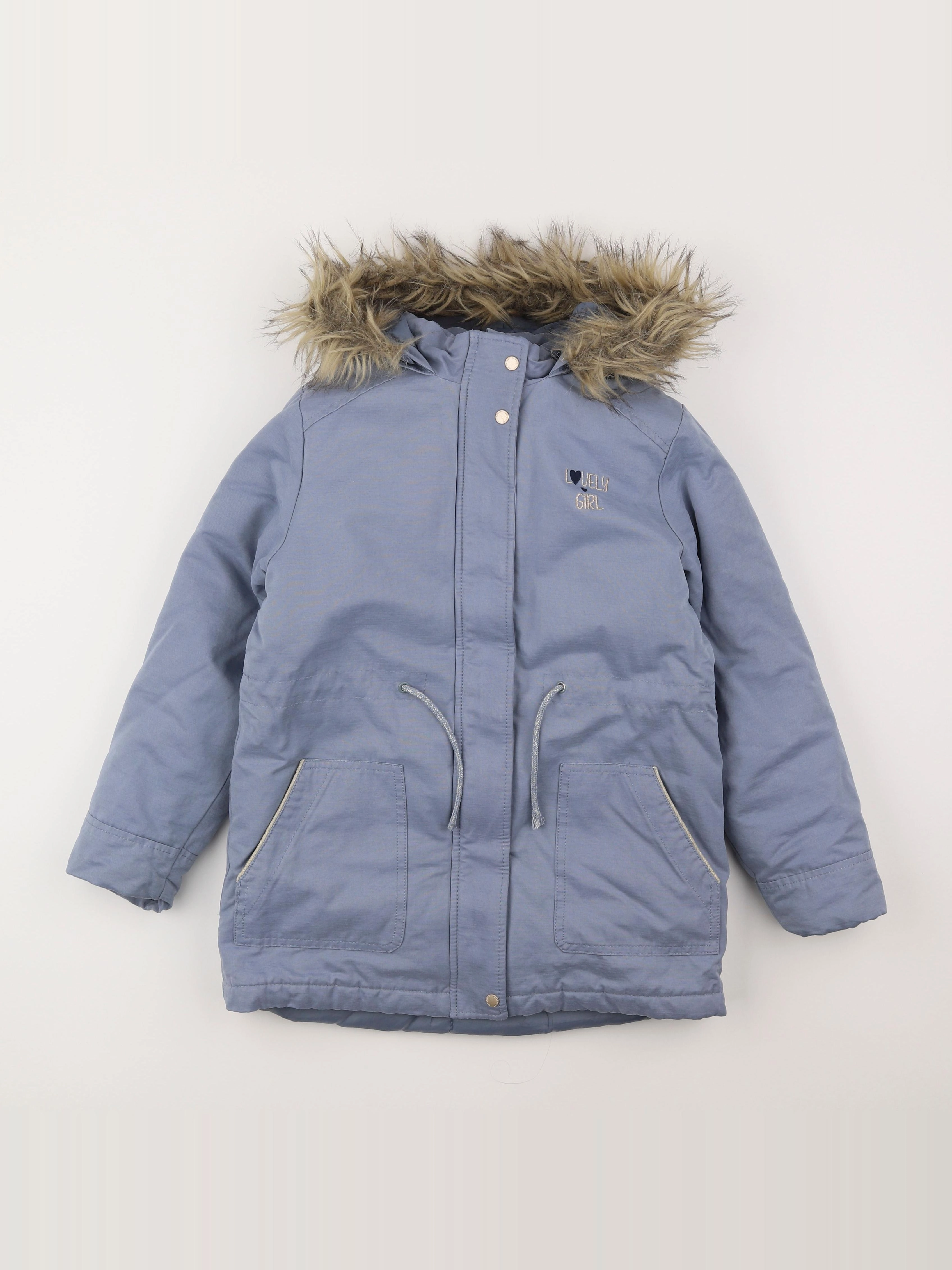 Vertbaudet - parka bleu - 10 ans