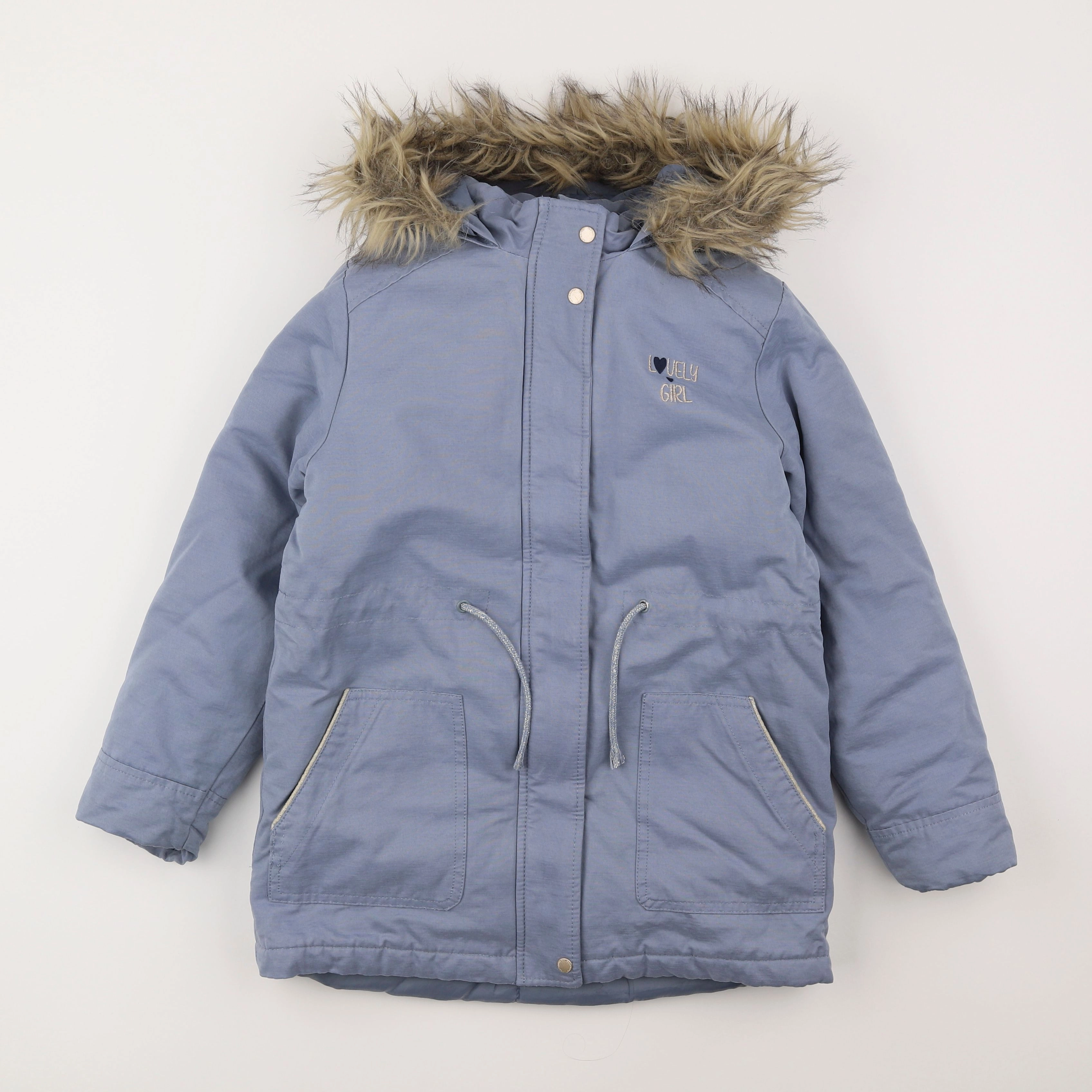 Vertbaudet - parka bleu - 10 ans