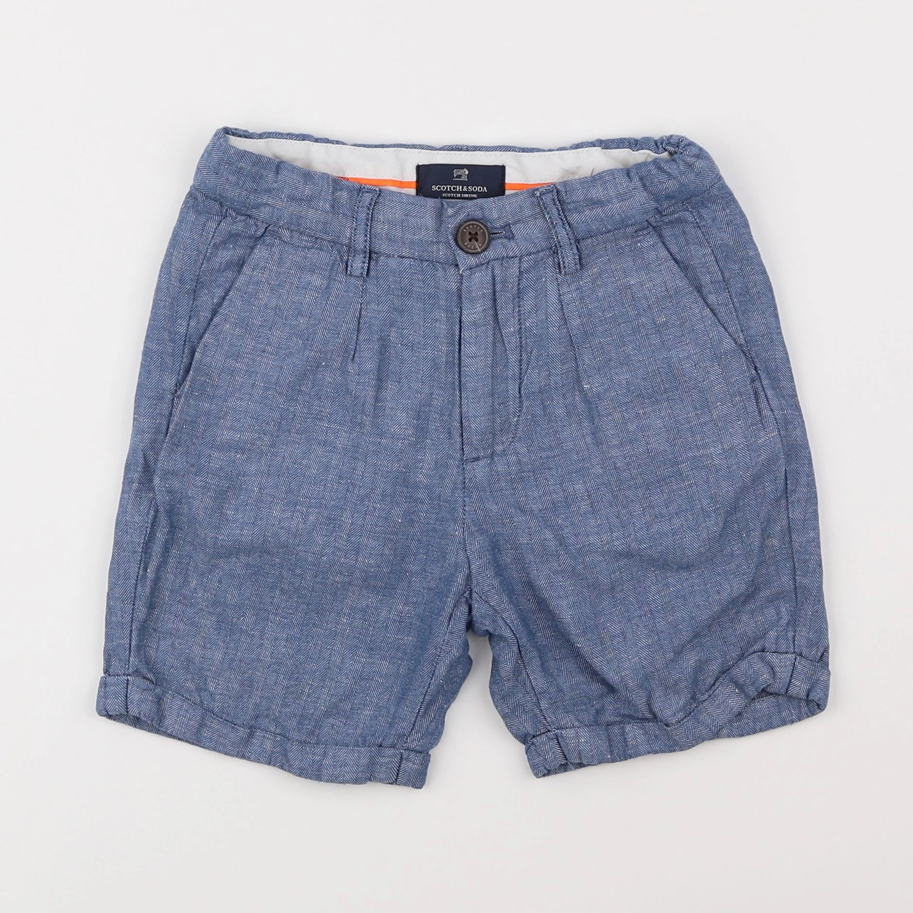 Scotch & Soda - short bleu - 6 ans