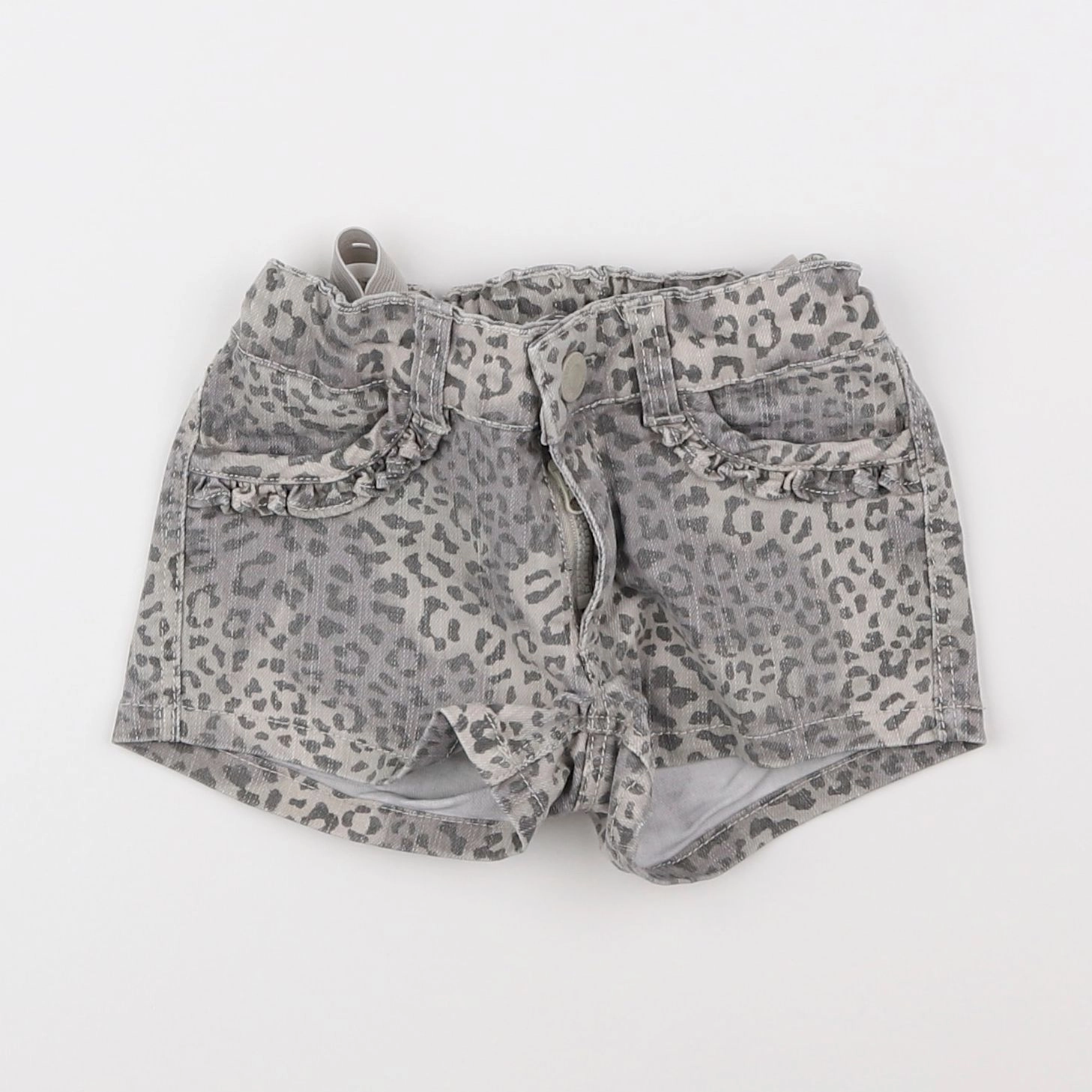 H&M - short gris - 3/4 ans