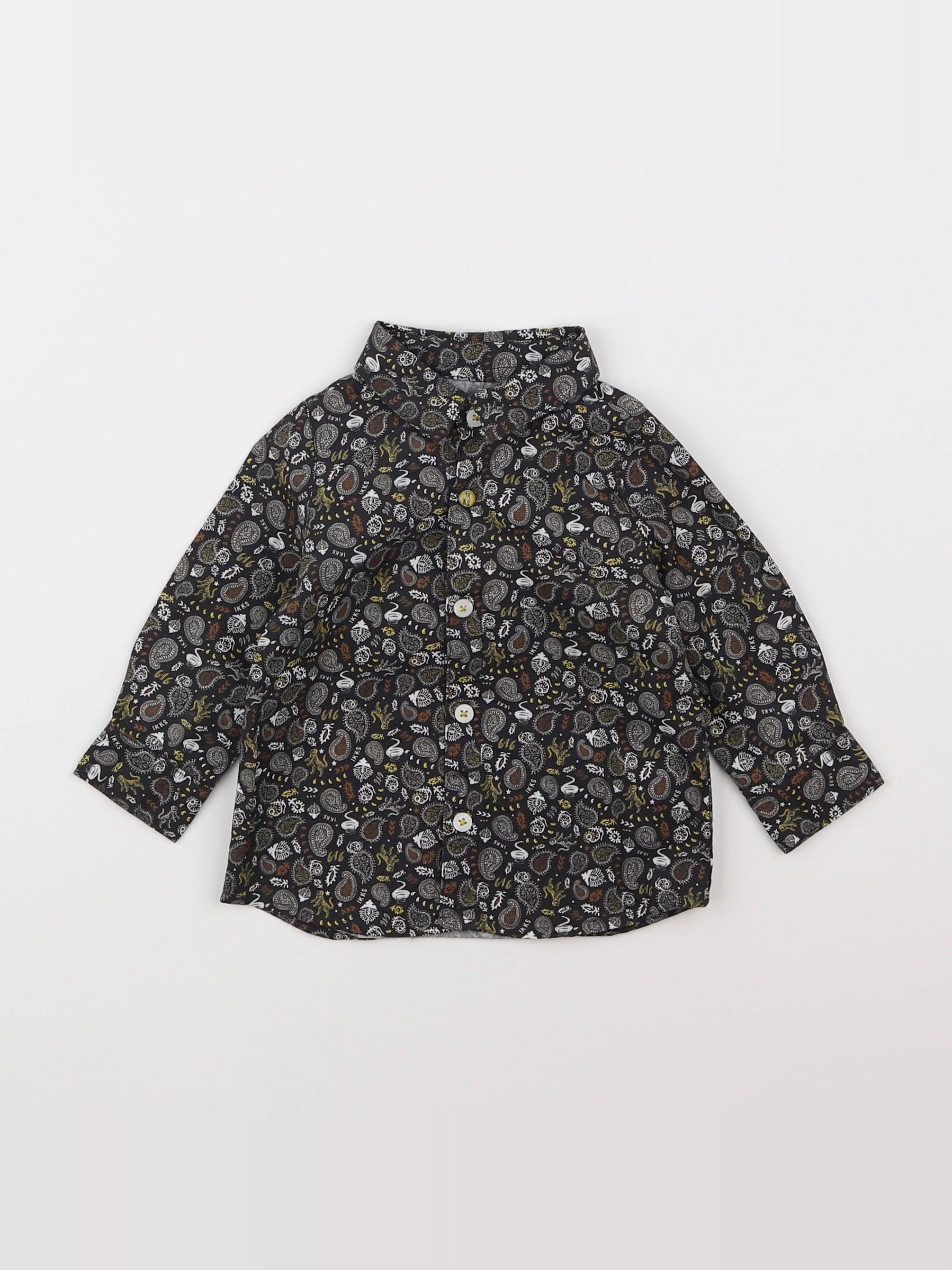 IKKS - chemise marron - 6 mois