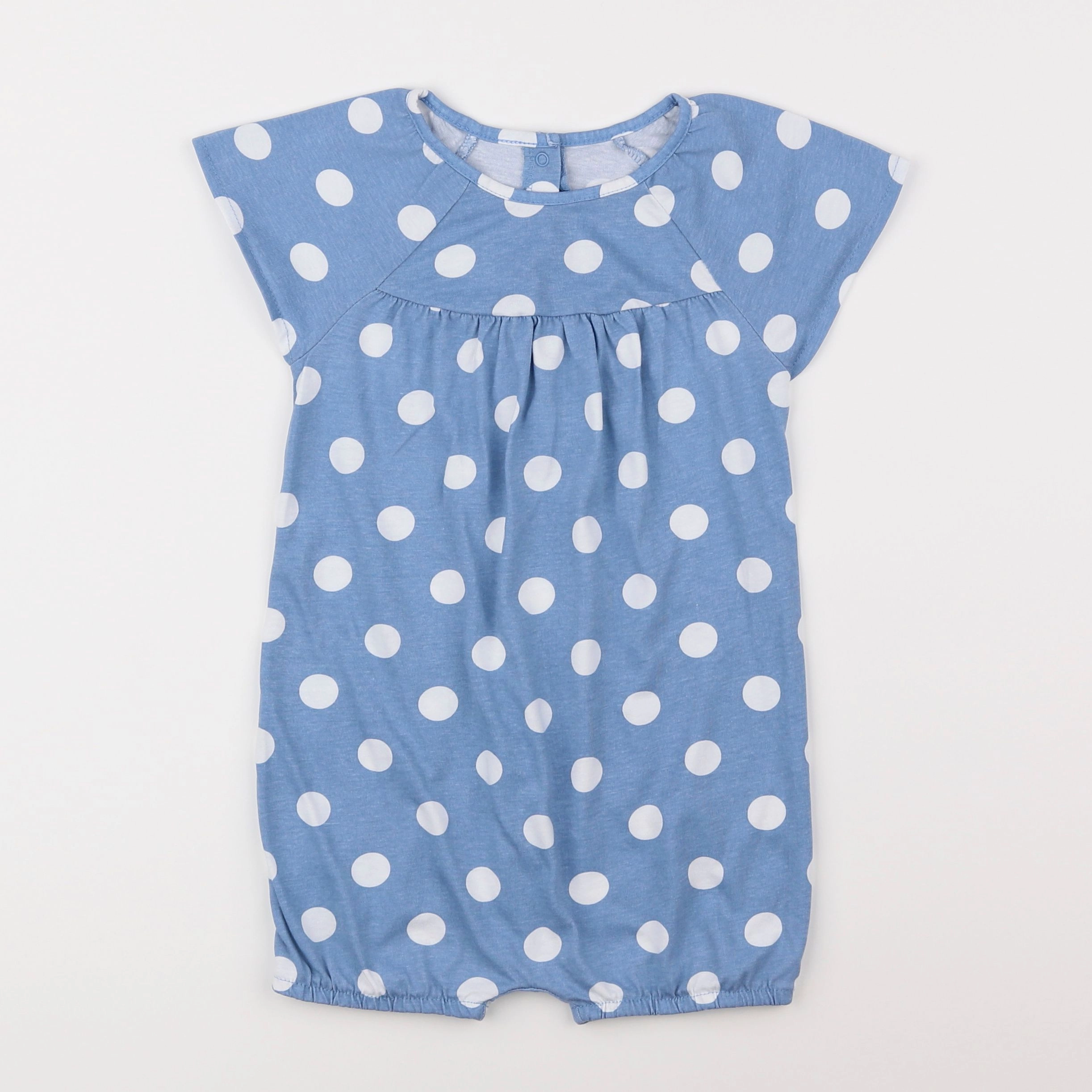 Vertbaudet - pyjama coton bleu, blanc - 3 ans