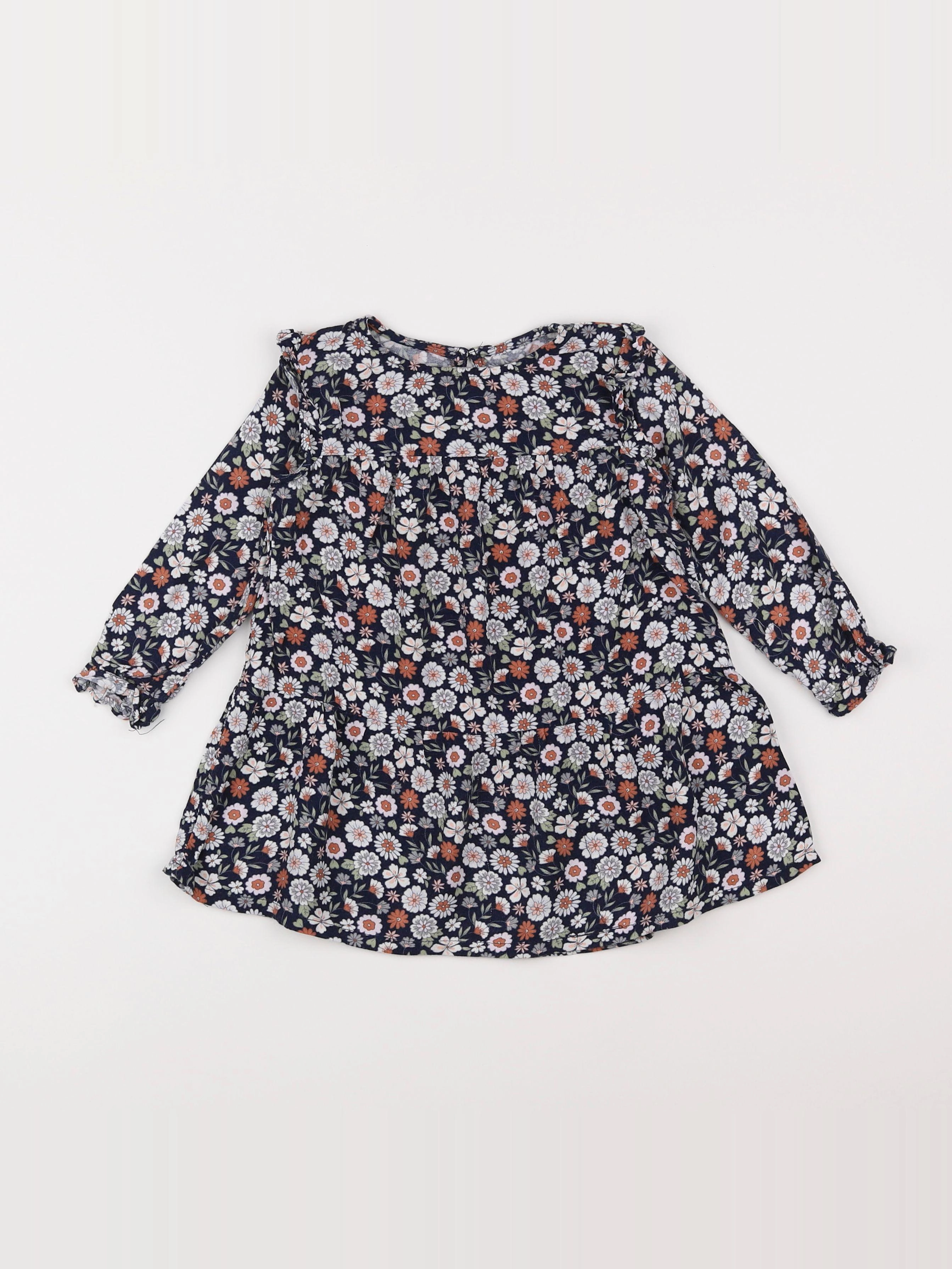 Vertbaudet - robe multicolore - 2 ans