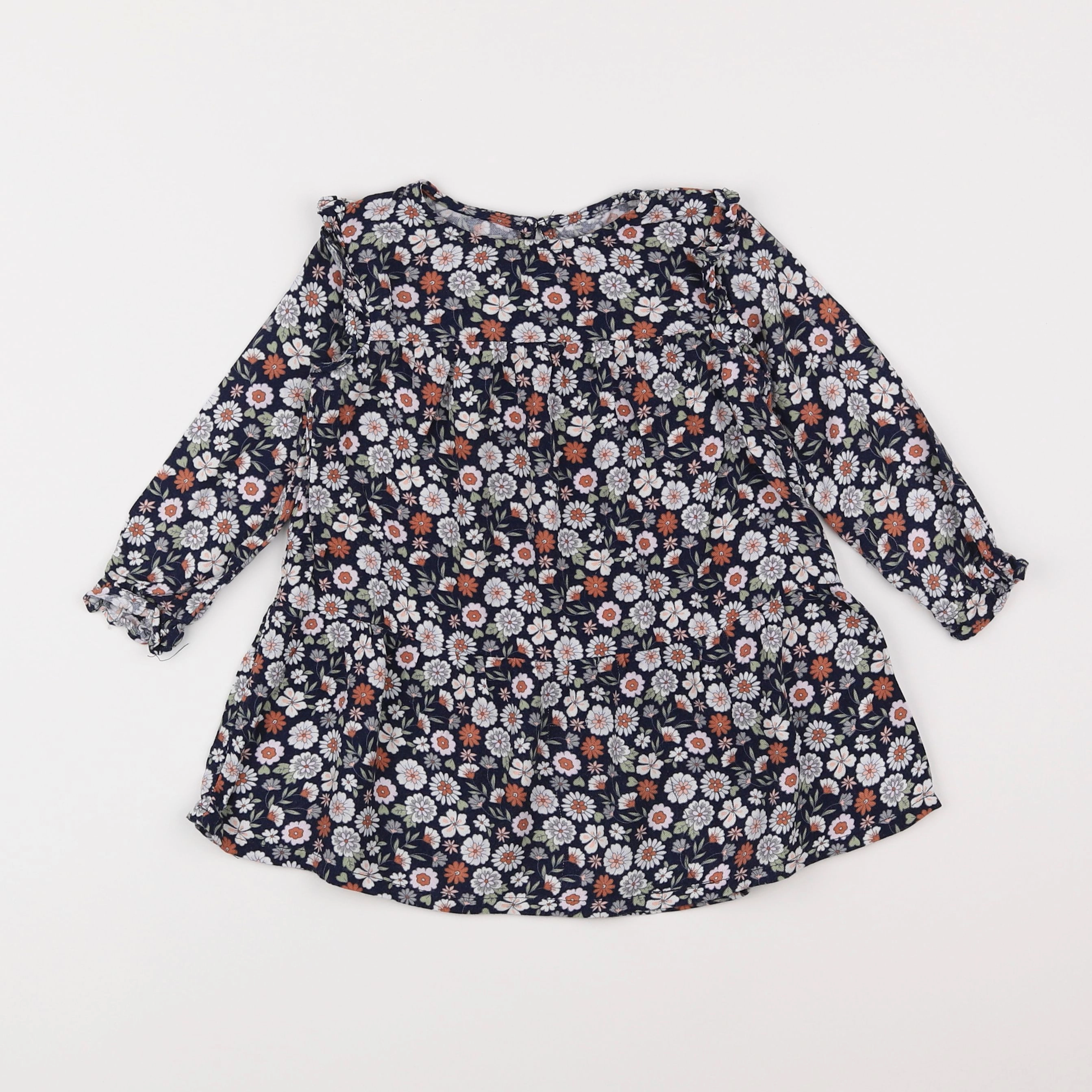 Vertbaudet - robe multicolore - 2 ans
