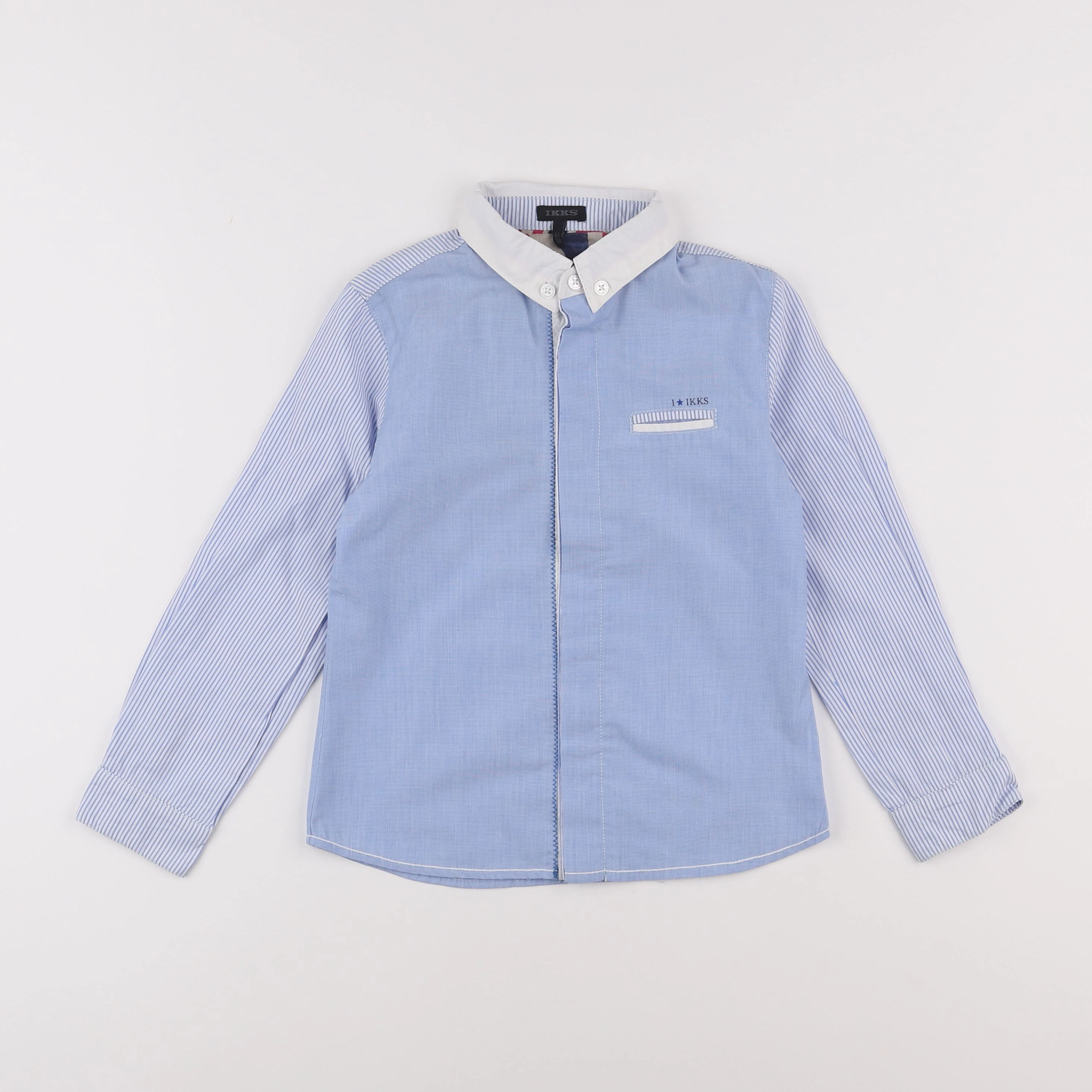 IKKS - chemise bleu - 6 ans