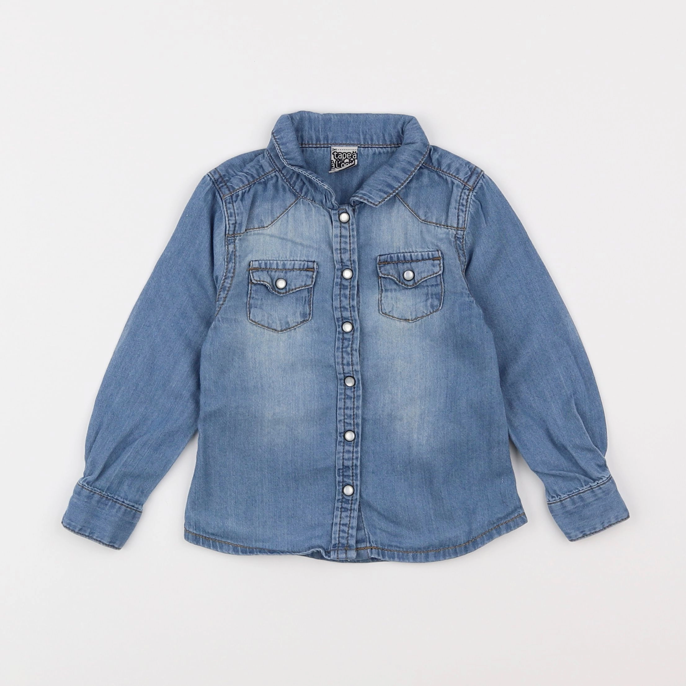 Tape à l'oeil - chemise bleu - 2 ans