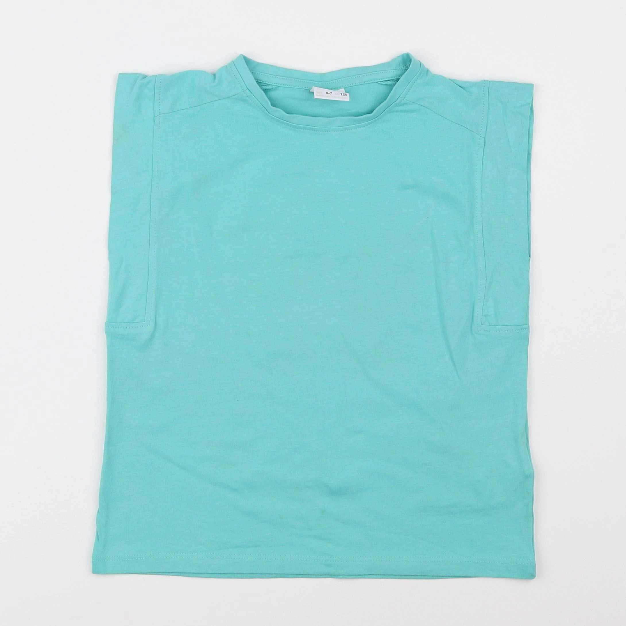 Zara - tee-shirt bleu - 6/7 ans