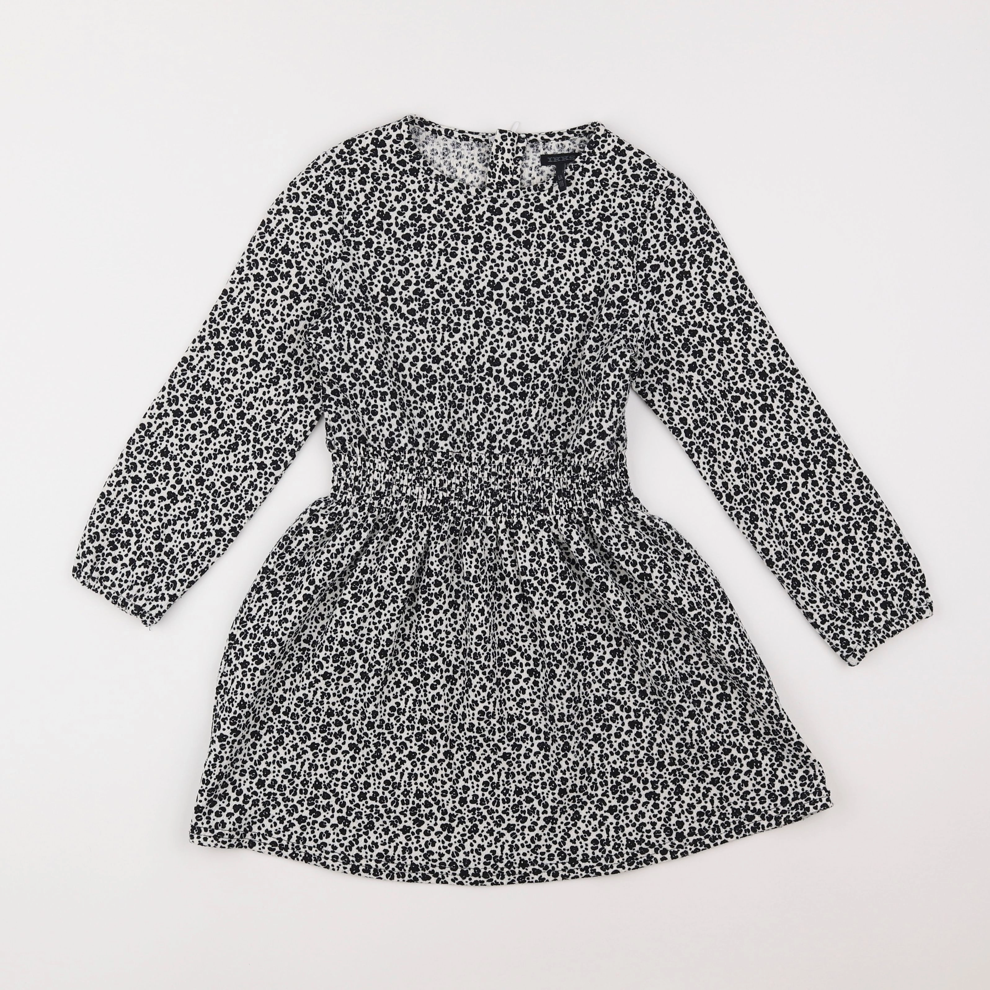 IKKS - robe blanc, noir - 6 ans