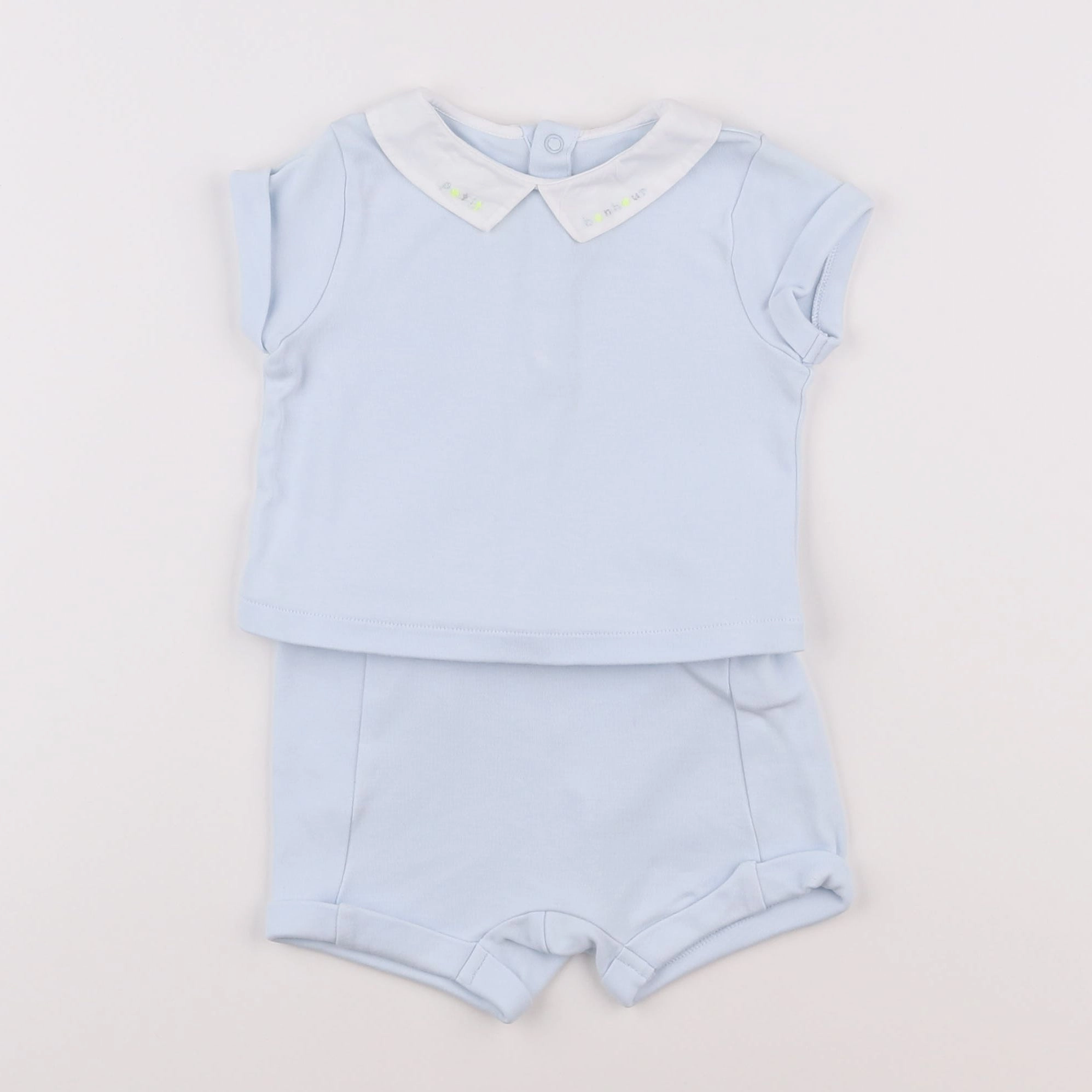 Jacadi - ensemble bleu - 6 mois