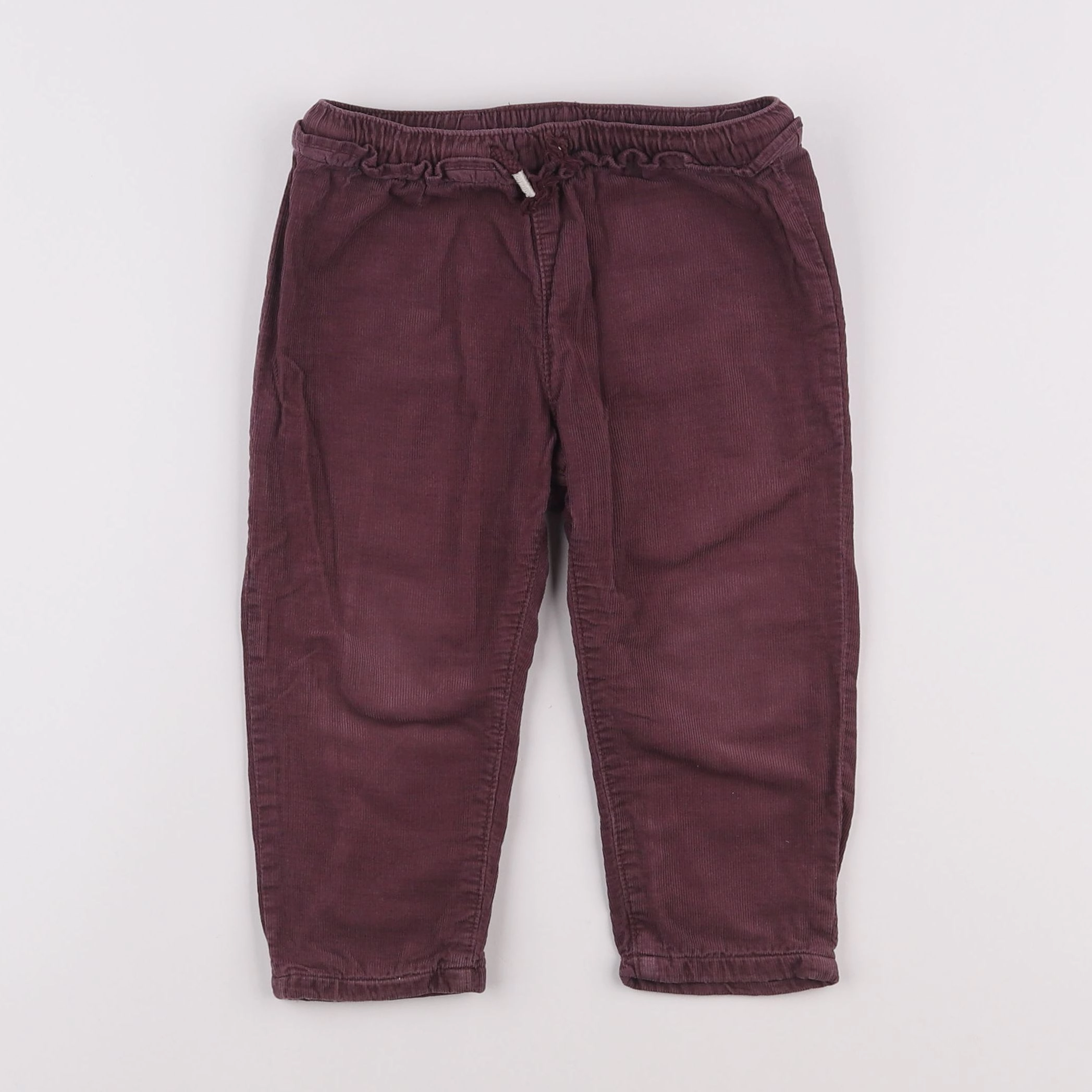 H&M - pantalon rouge - 9/12 mois