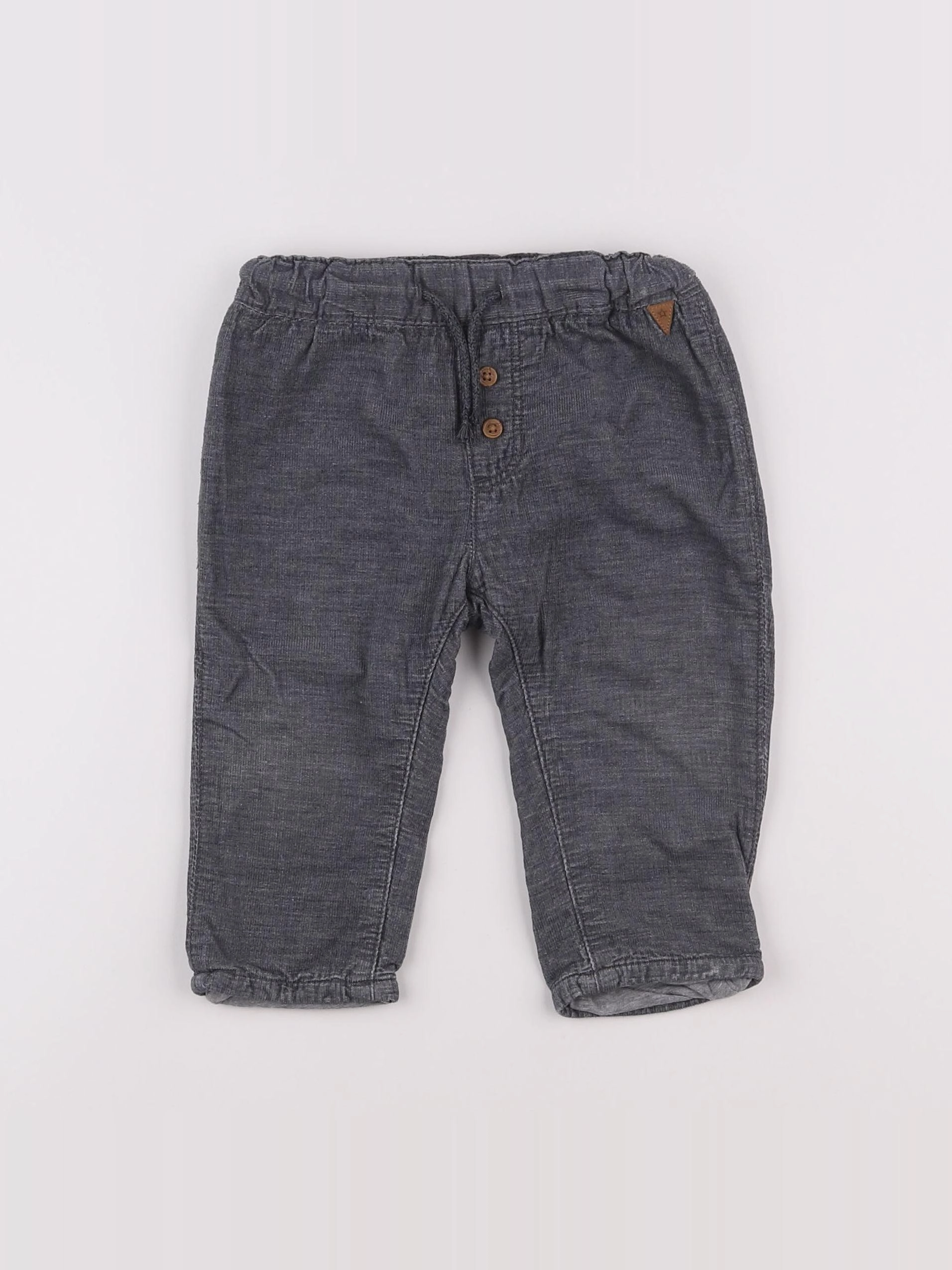 H&M - pantalon gris - 6/9 mois