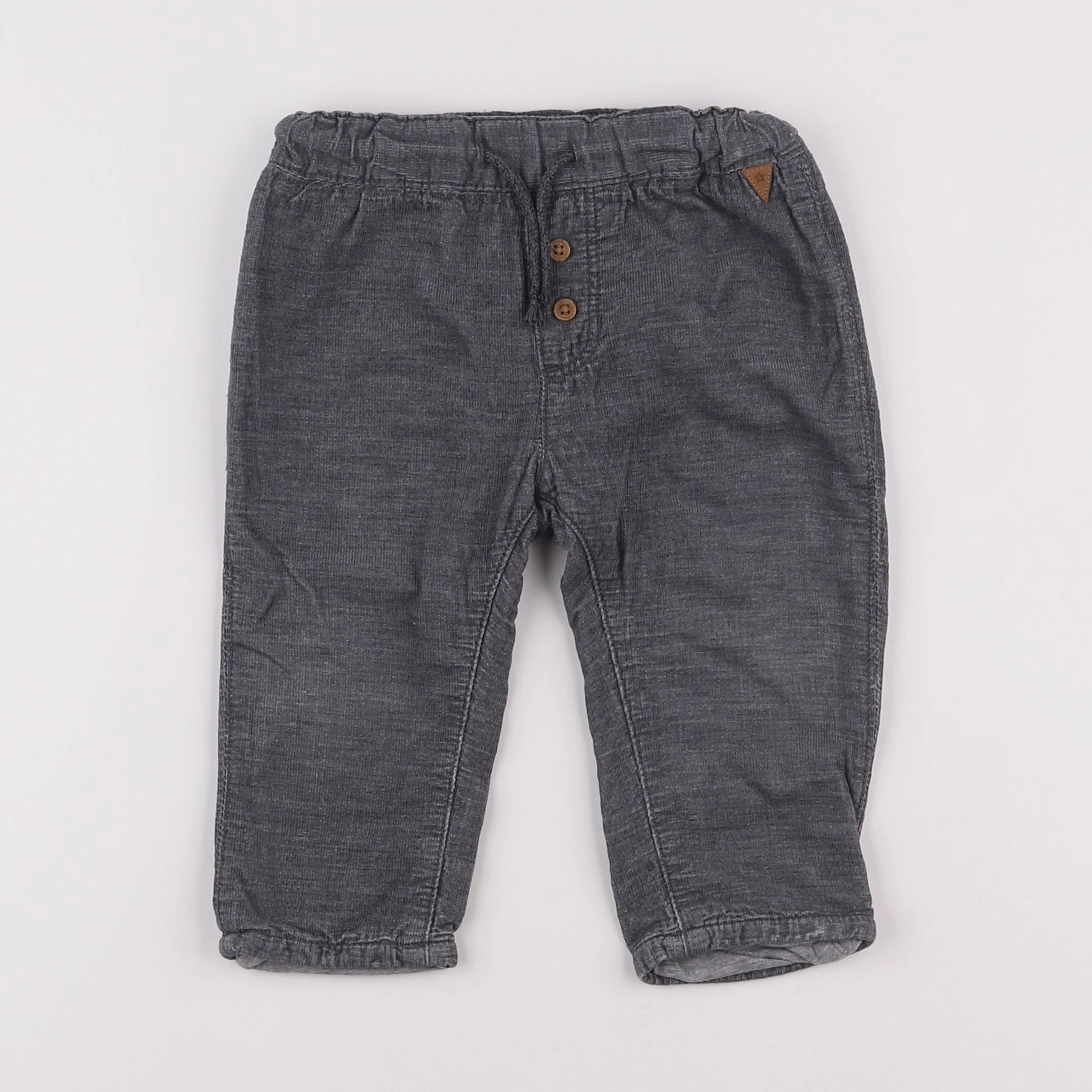 H&M - pantalon gris - 6/9 mois