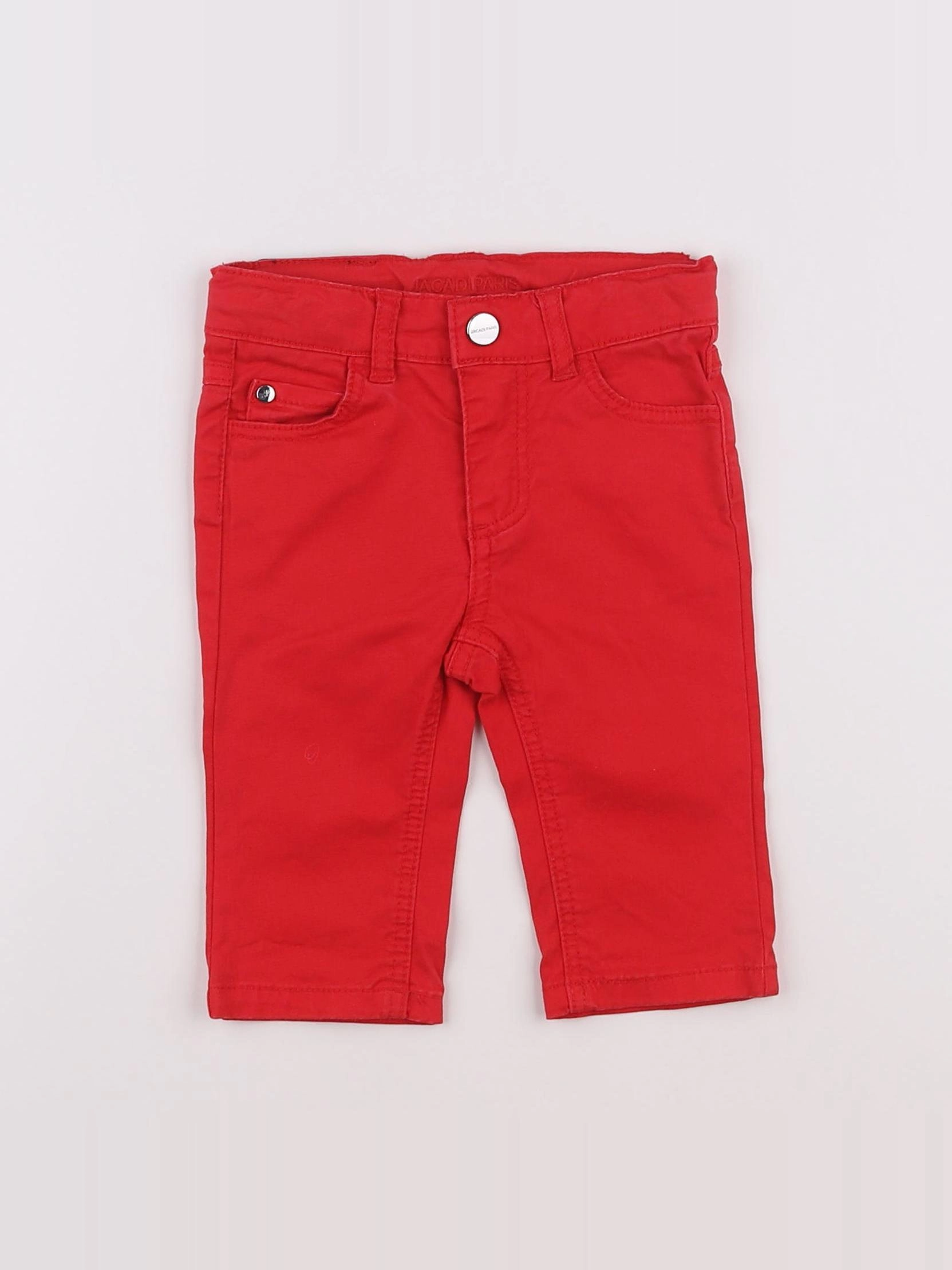Jacadi - jean rouge - 6 mois
