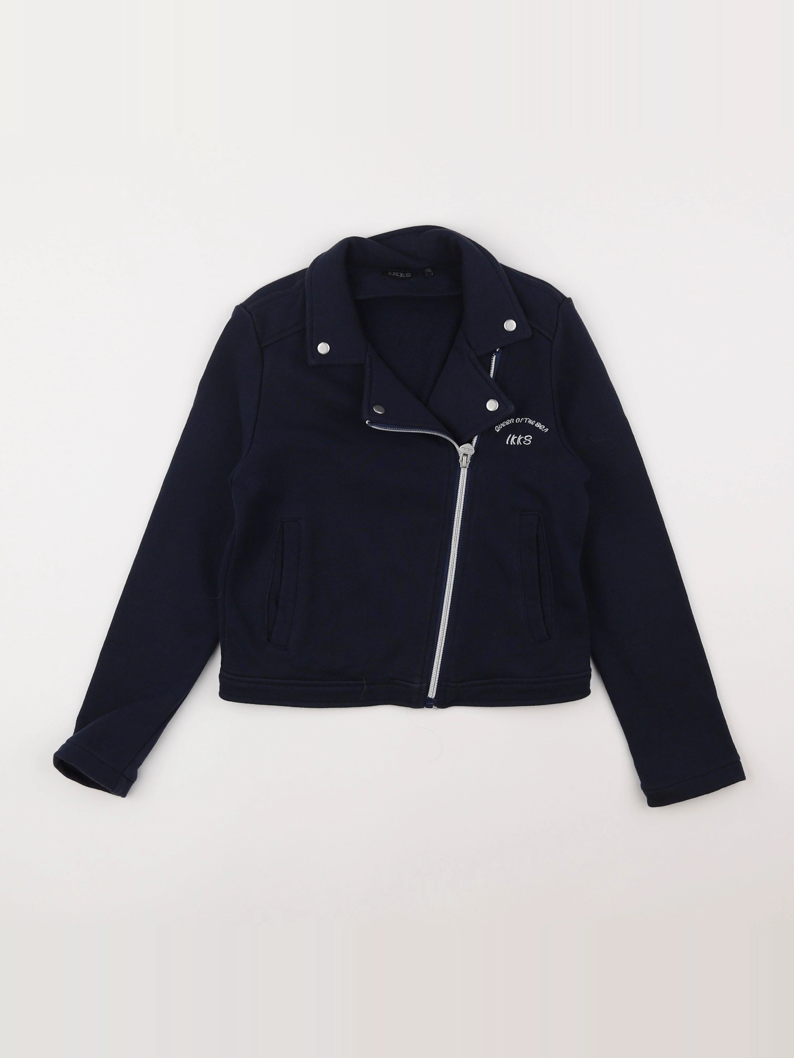 IKKS - veste bleu - 8 ans
