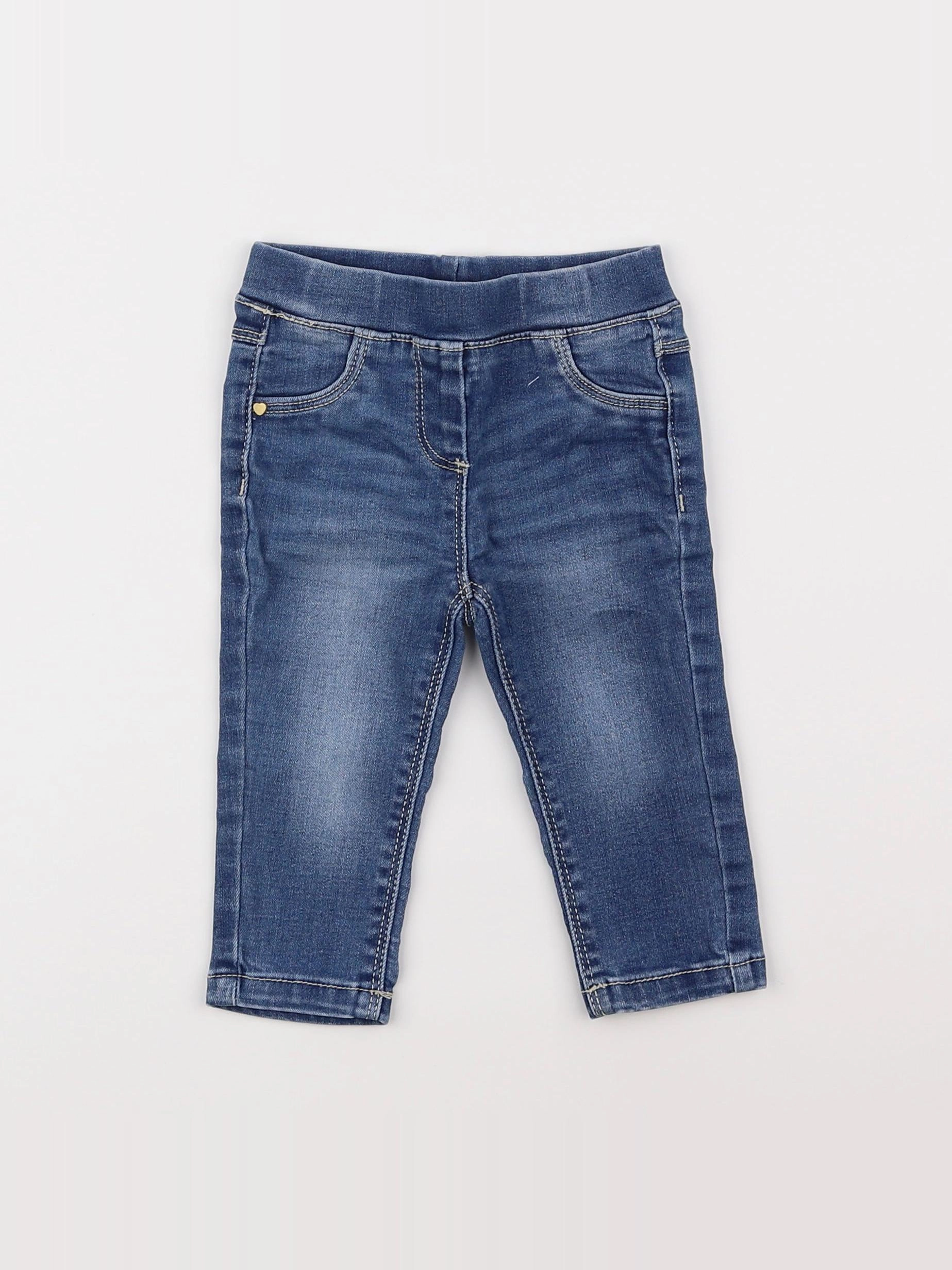 Tape à l'oeil - jegging bleu - 9 mois