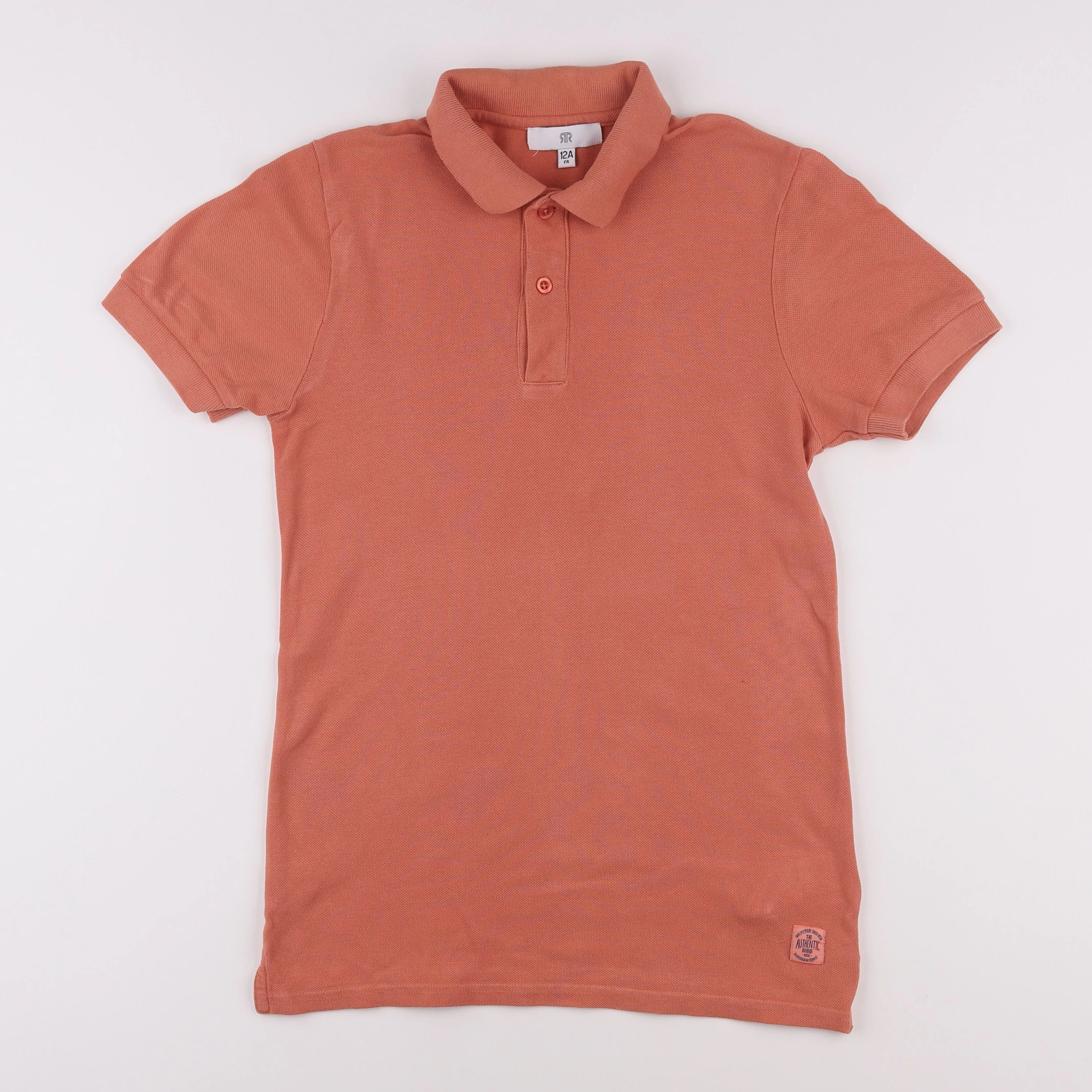 La Redoute - polo orange - 12 ans