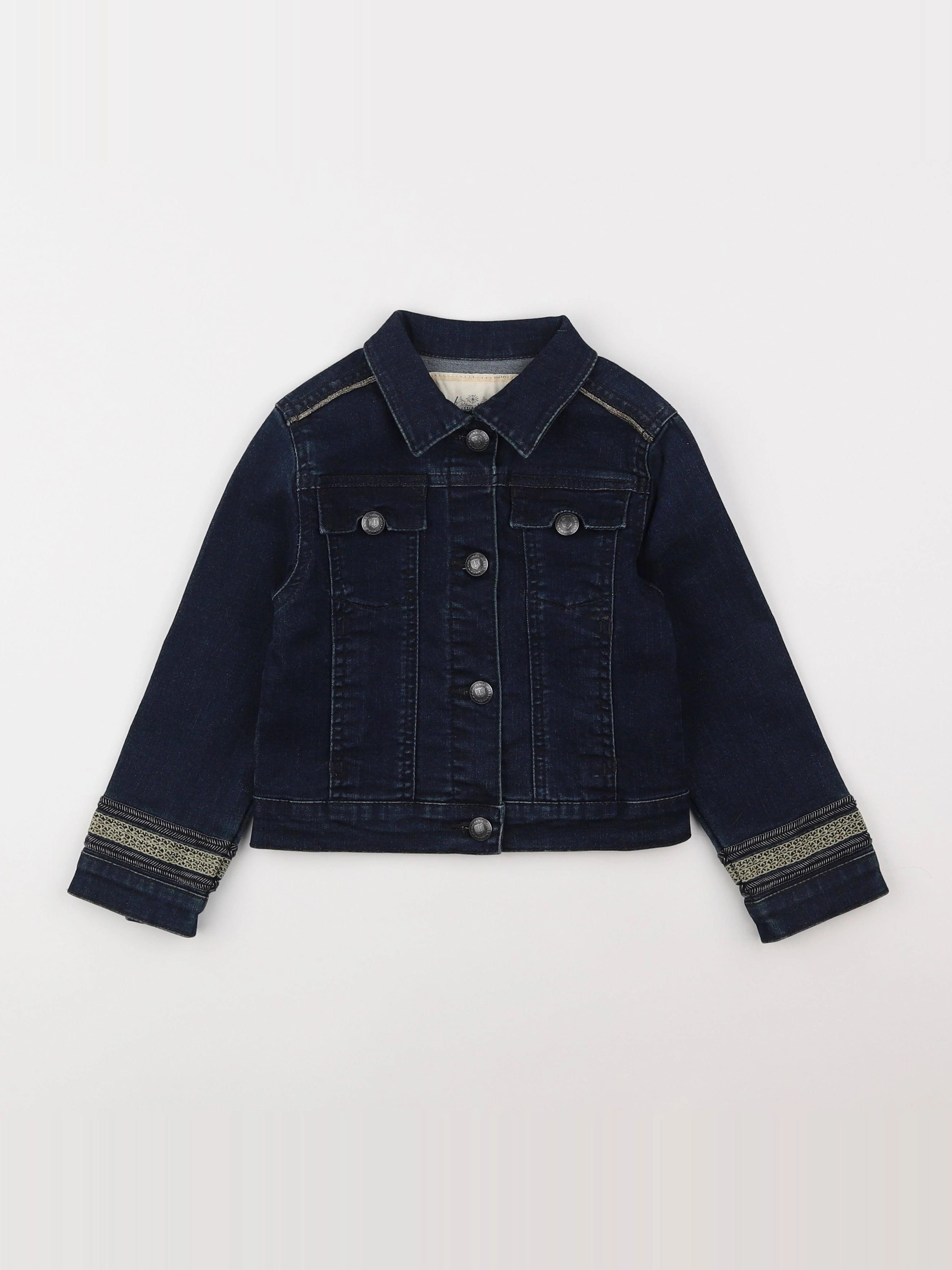 IKKS - veste imprimé au dos bleu - 4 ans