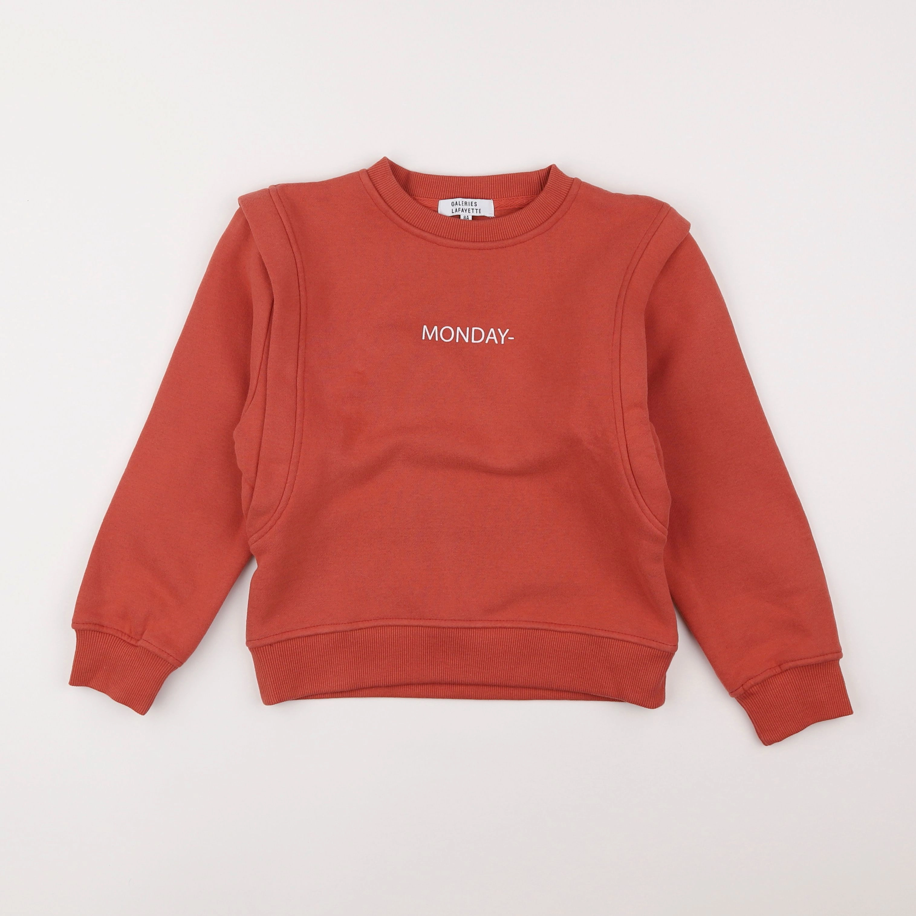 Galeries Lafayette - sweat rose - 8 ans