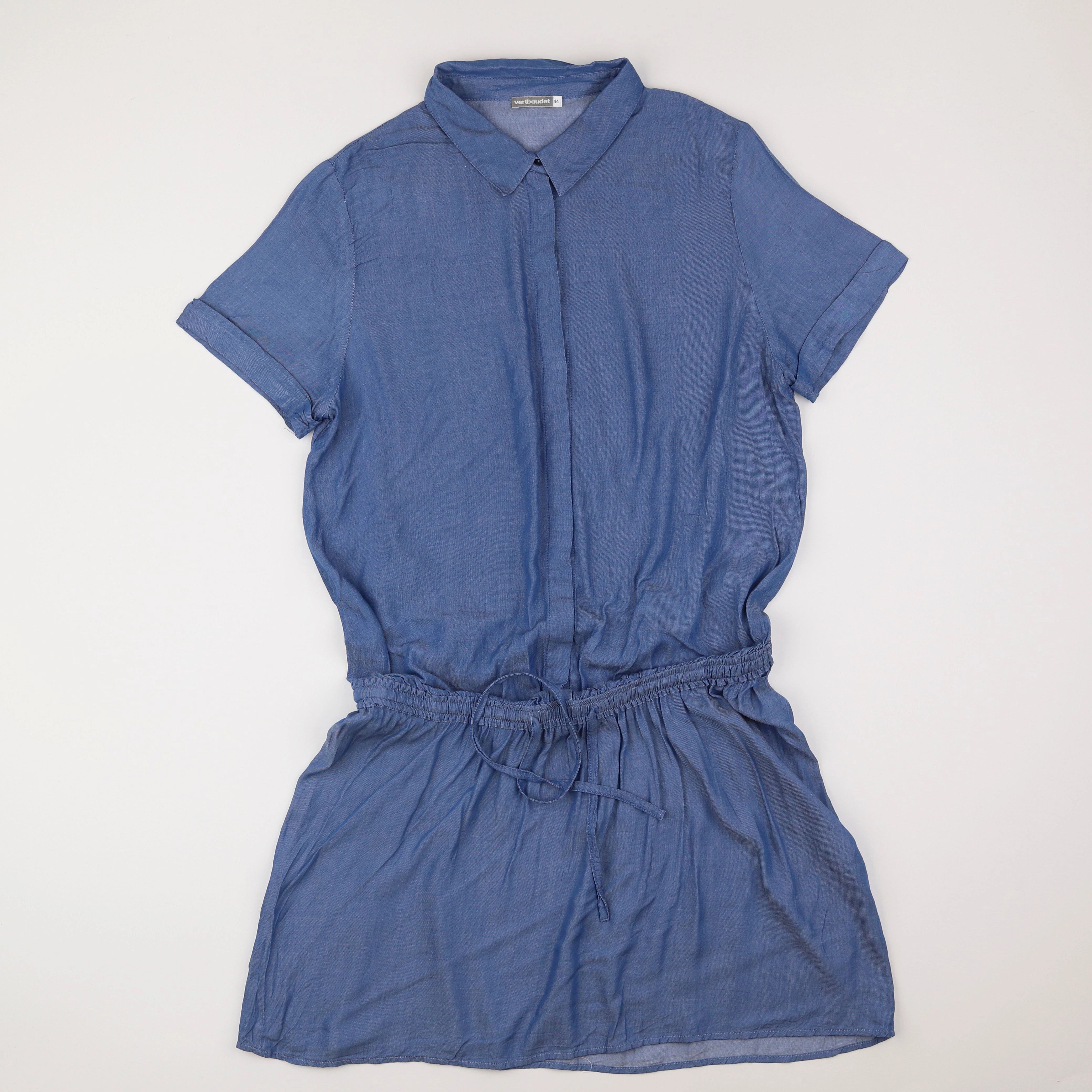 Vertbaudet - robe grossesse, allaitement bleu - 44