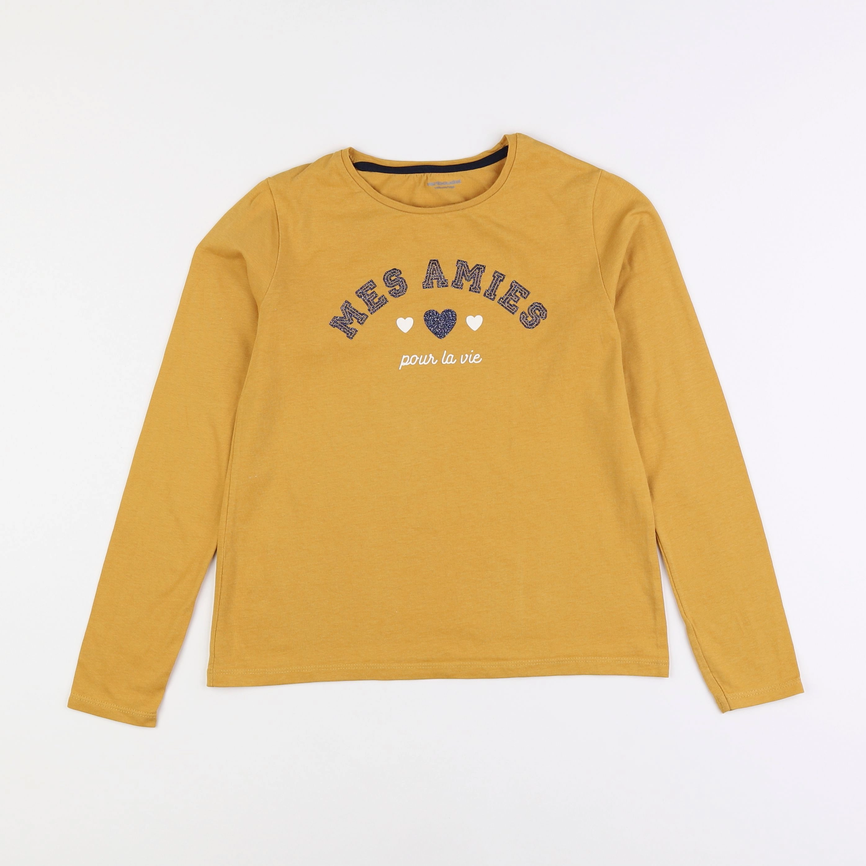 Vertbaudet - tee-shirt jaune - 10 ans