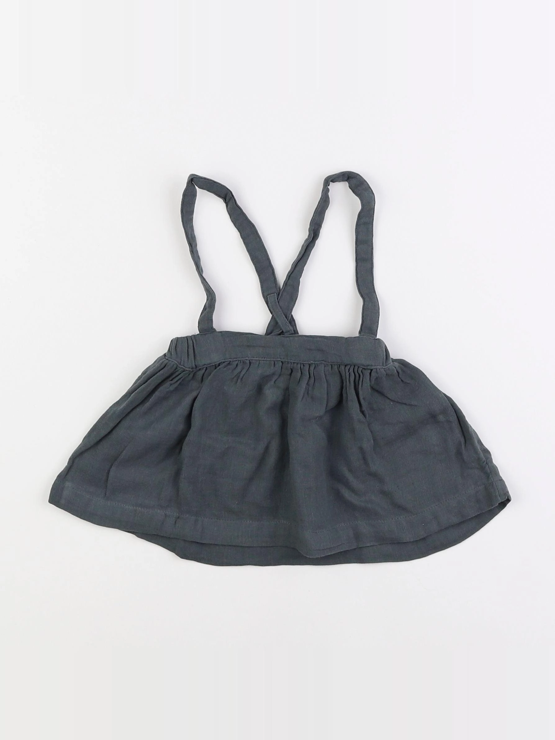 Vertbaudet - jupe gris - 6 mois