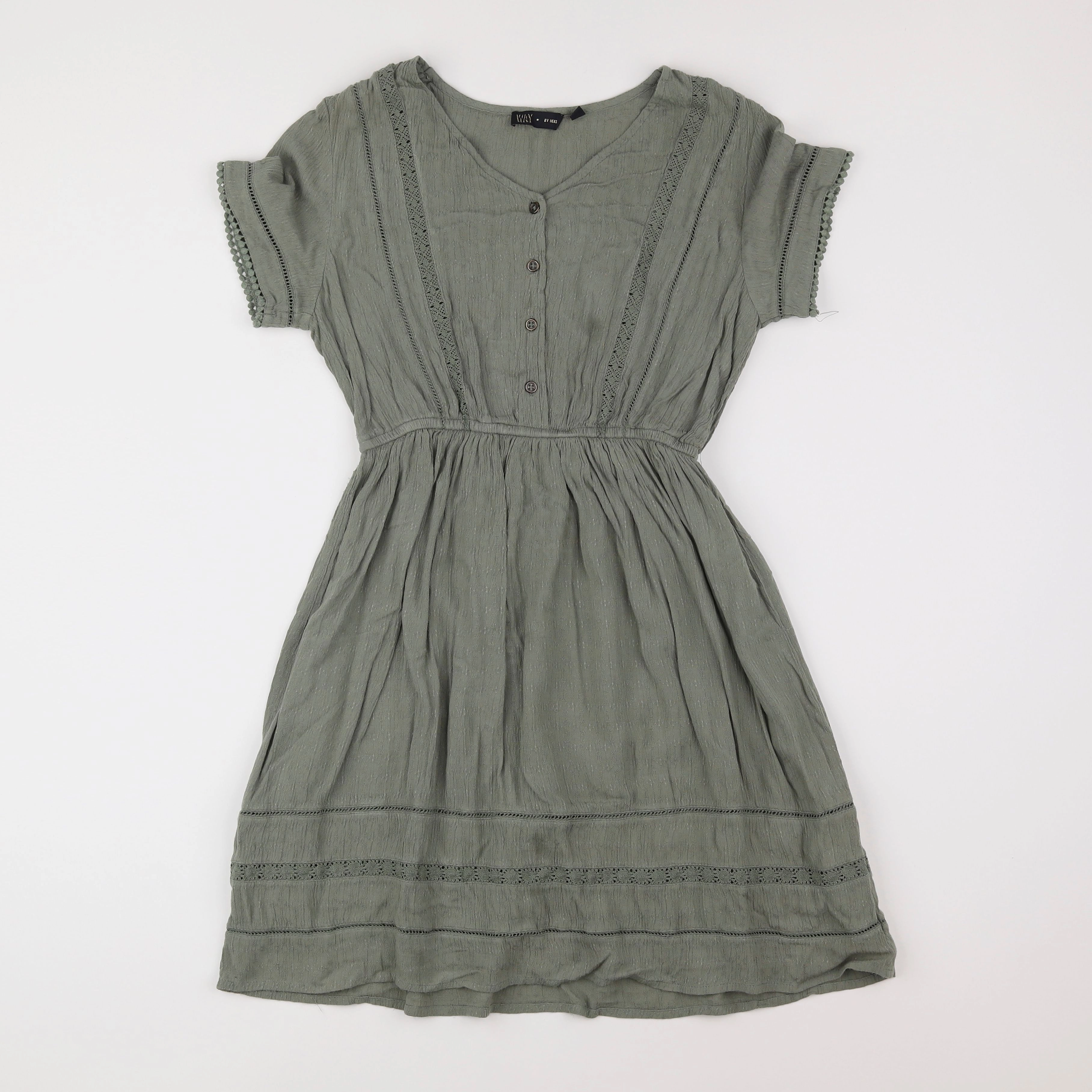 IKKS - robe vert - 12 ans