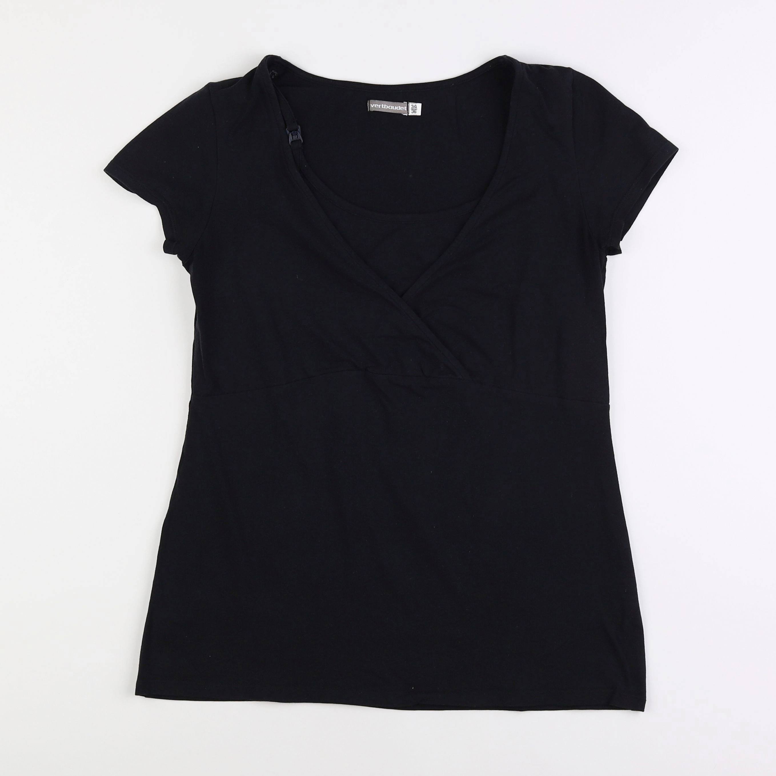 Vertbaudet - tee-shirt grossesse, allaitement bleu - 34 à 36