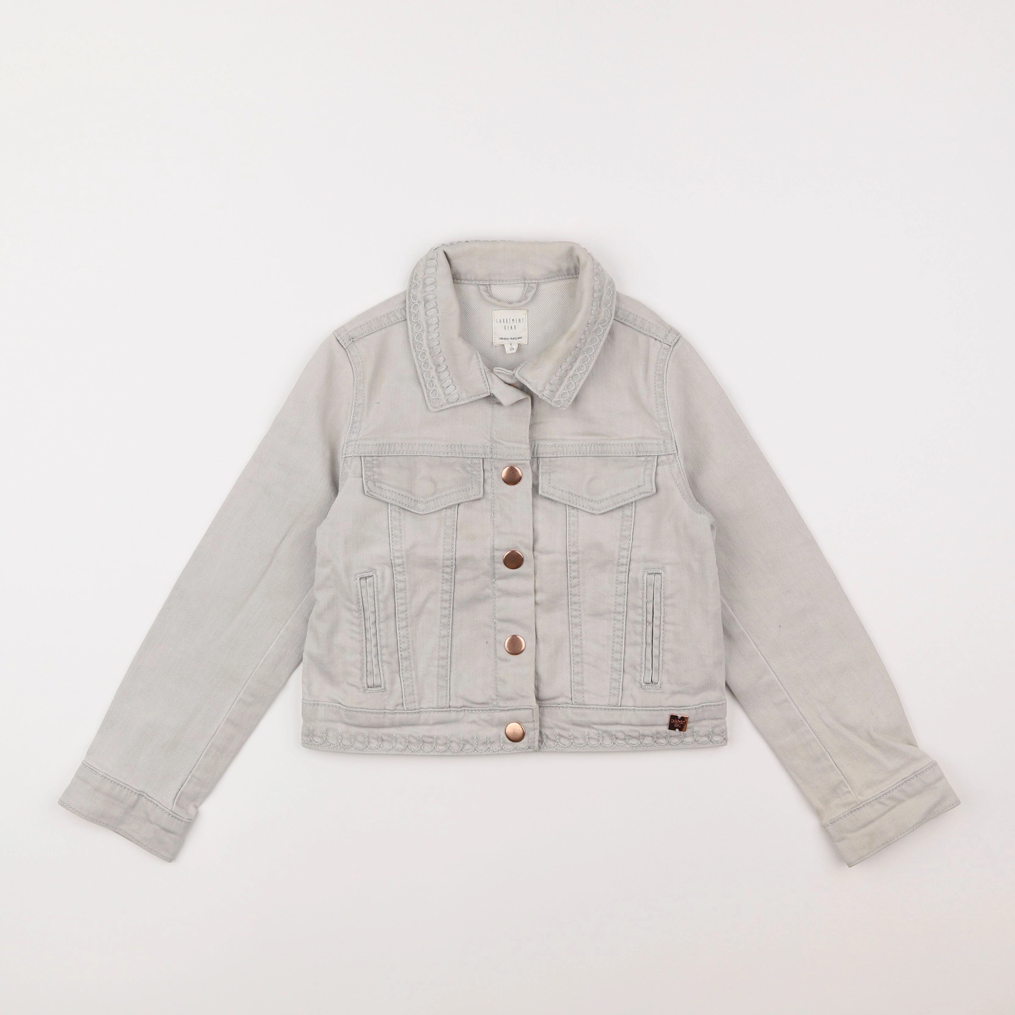 Carrément Beau - veste gris - 8 ans