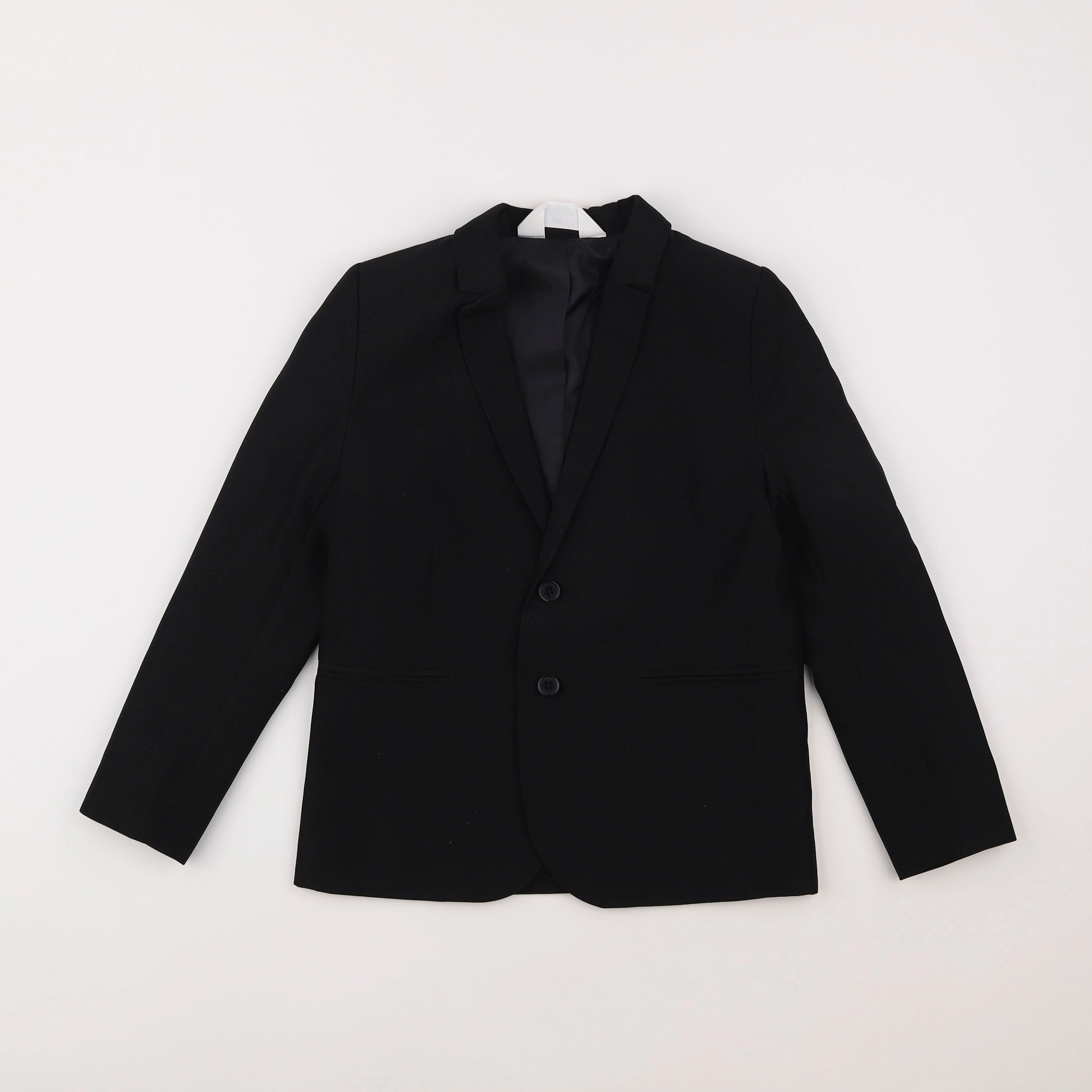 H&M - veste noir - 7/8 ans