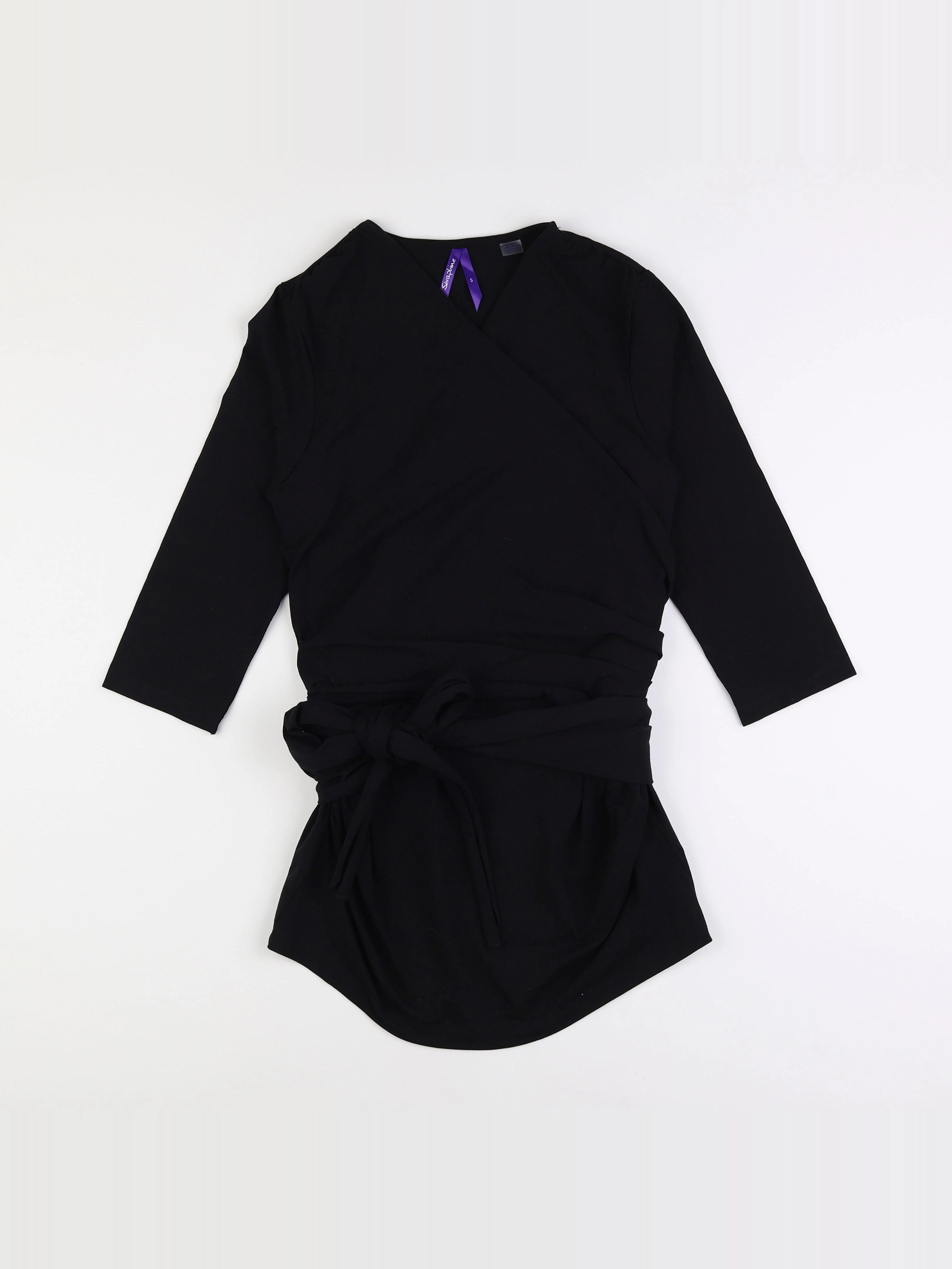 Seraphine - tee-shirt allaitement noir - 36 à 38