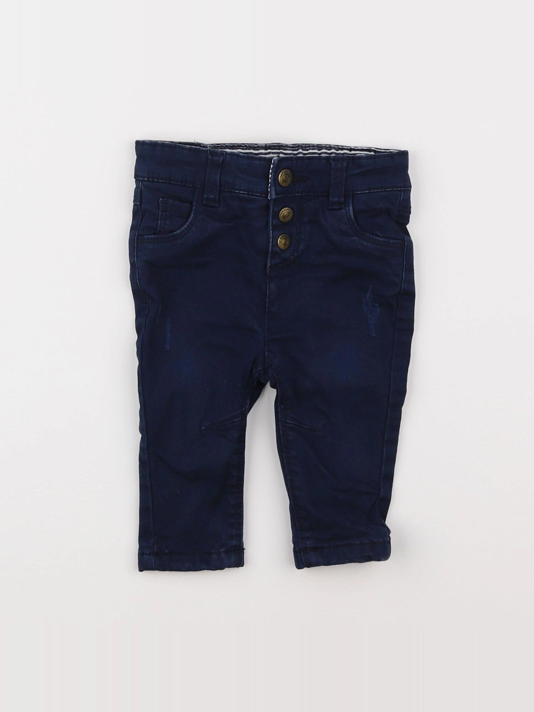 Tape à l'oeil - pantalon bleu - 6 mois