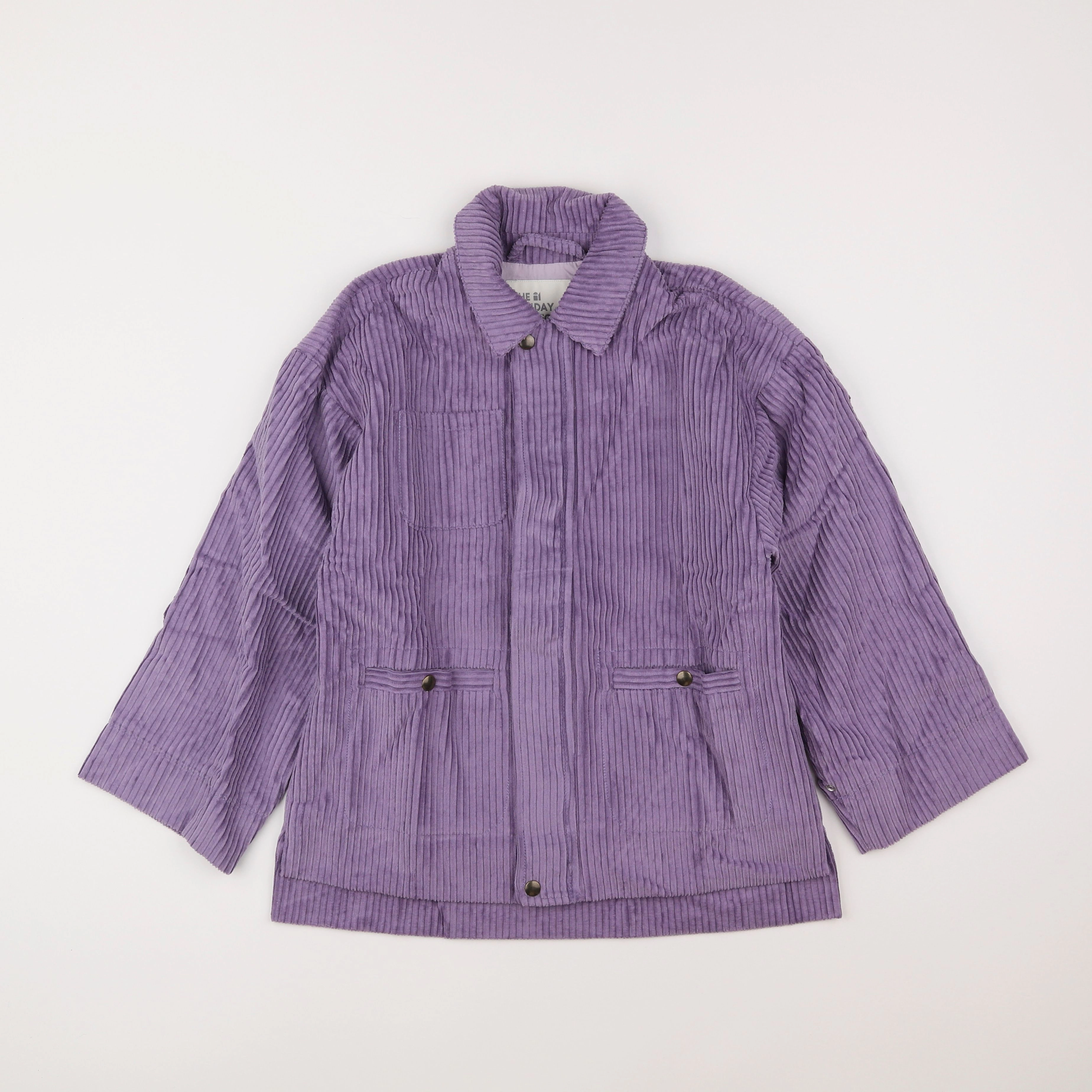 Bellerose - veste violet (état neuf) - 8/9 ans