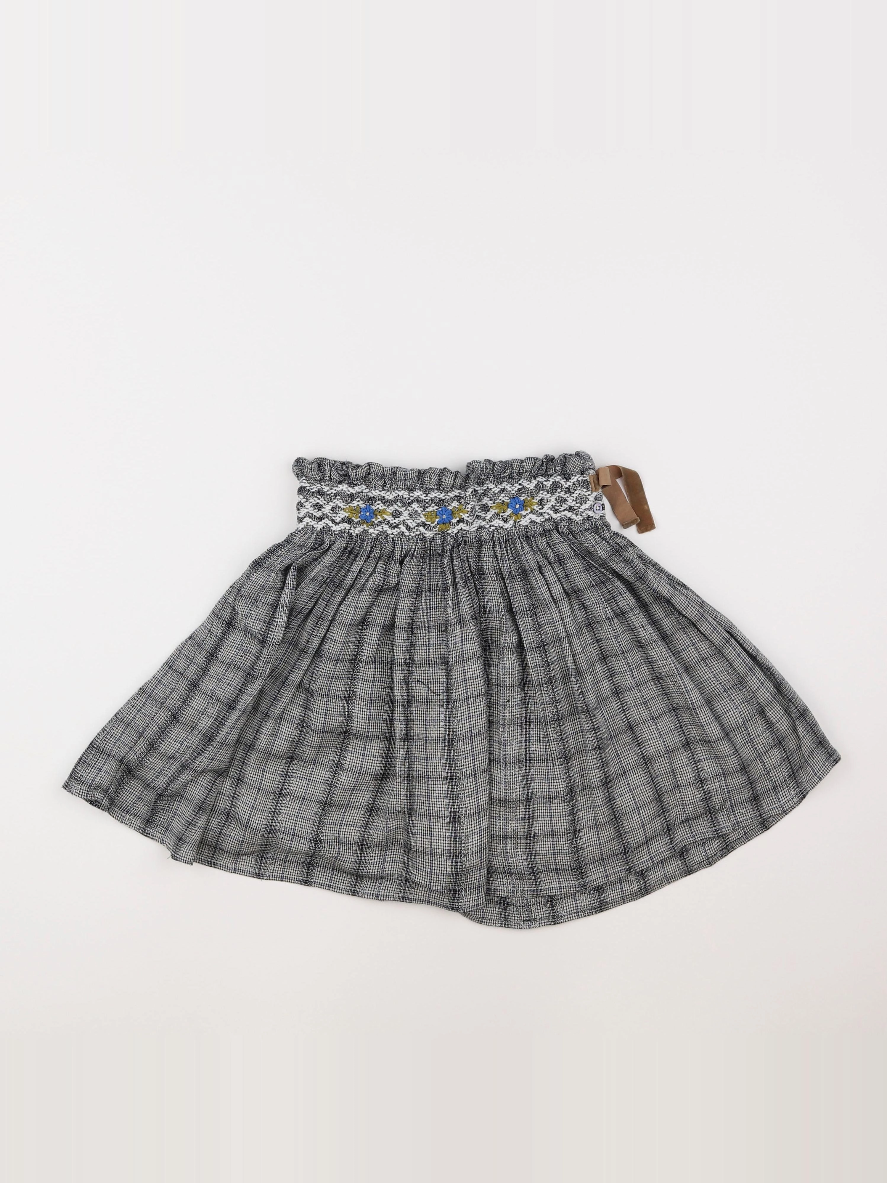 Emile et Ida - jupe gris - 8 ans