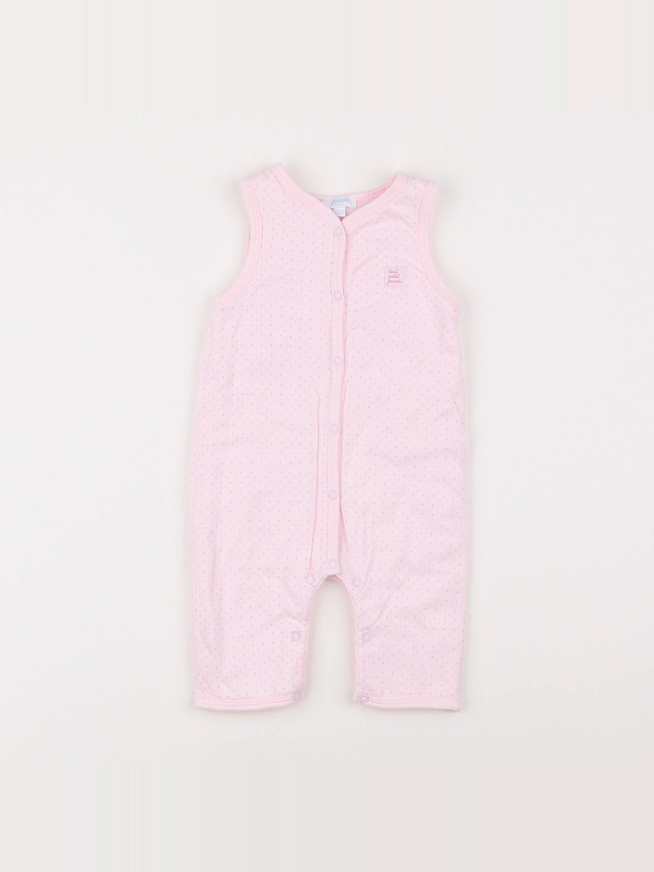 Jacadi - combinaison rose - 3 mois