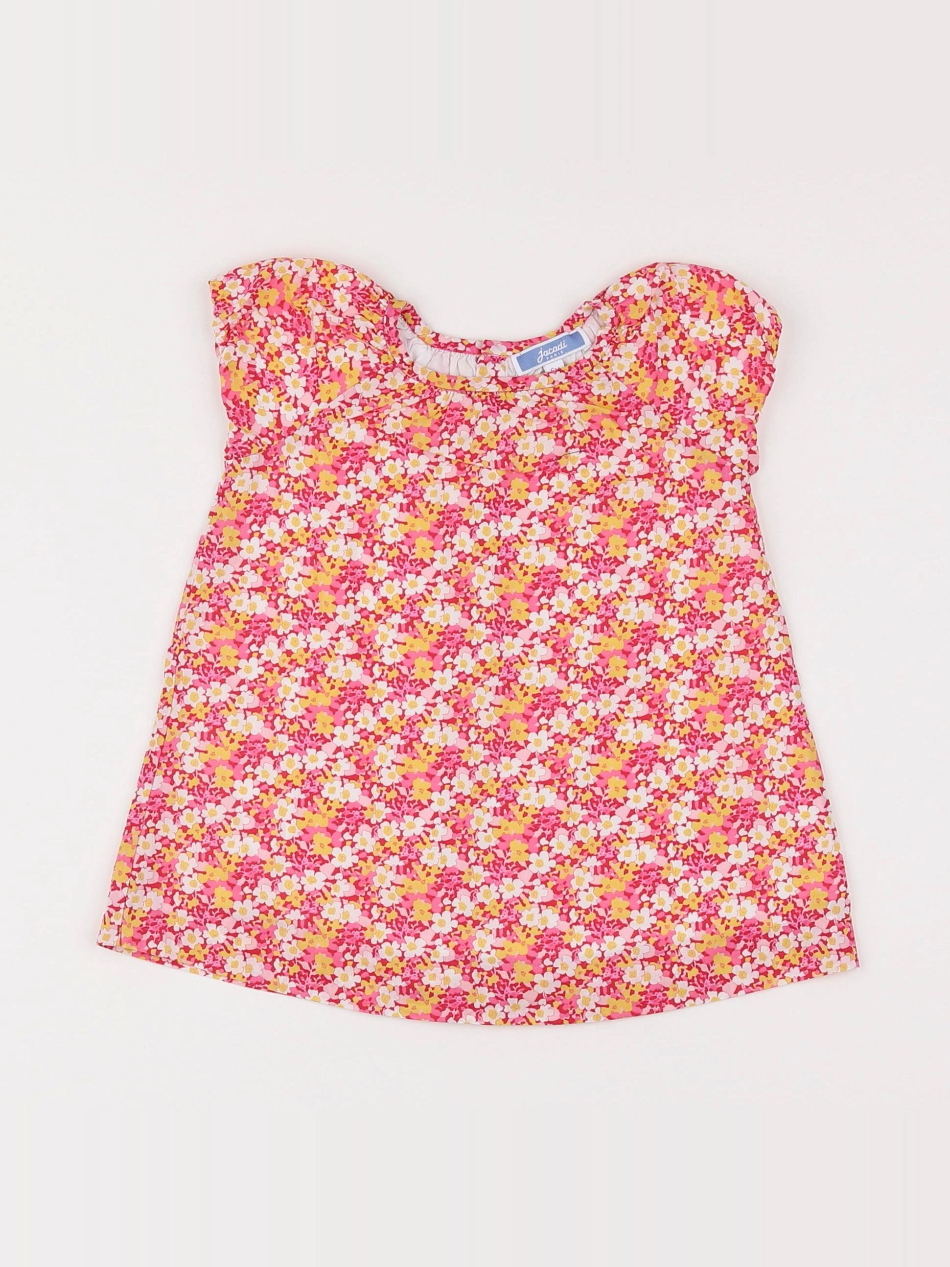Jacadi - robe liberty rose - 6 mois