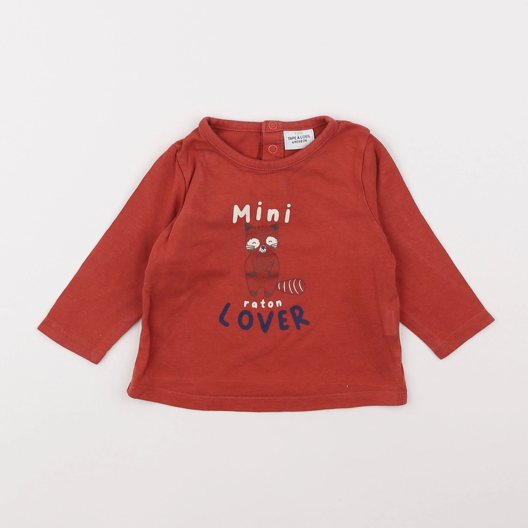 Tape à l'oeil - tee-shirt rouge - 6 mois