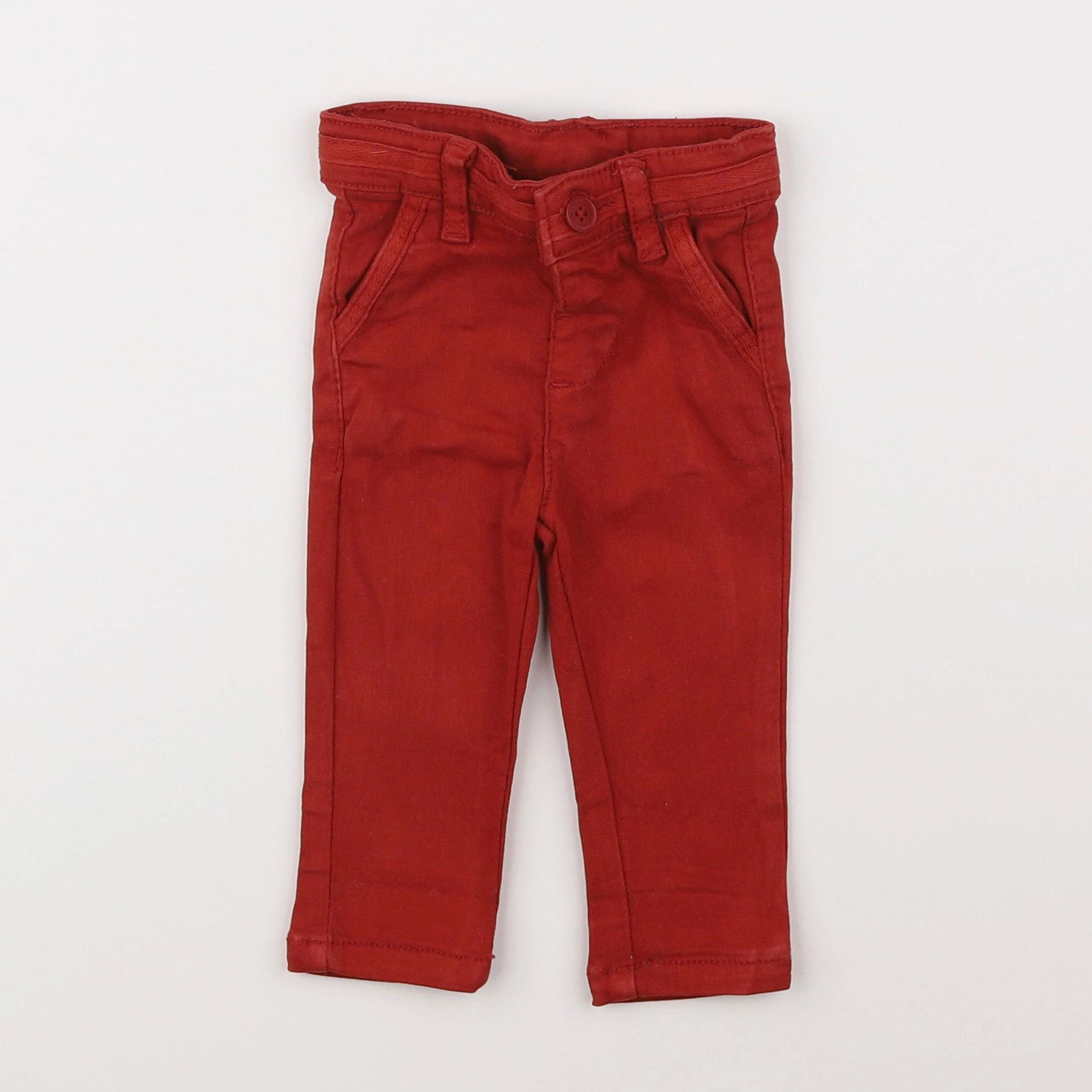 Tape à l'oeil - pantalon rouge - 3 mois